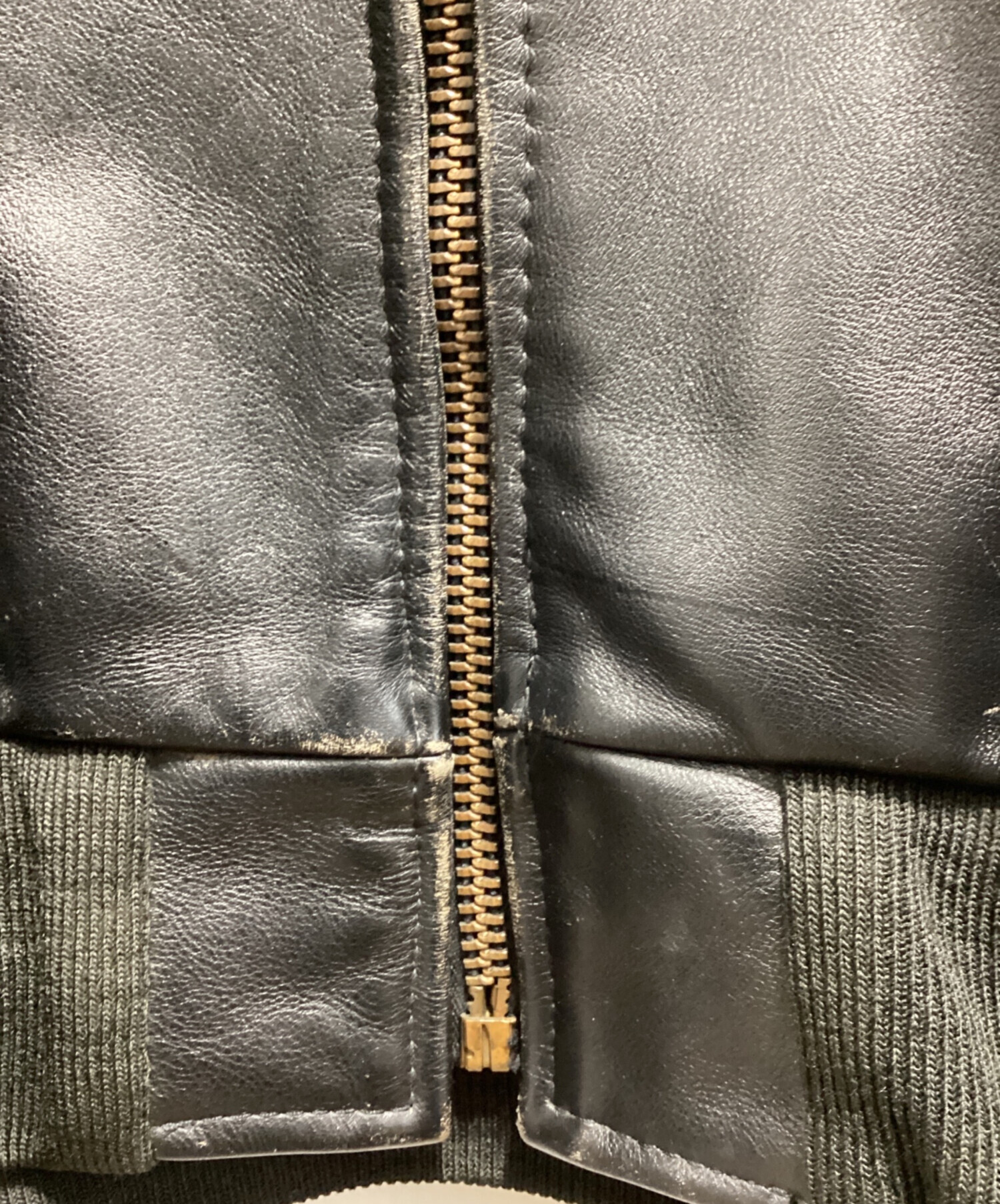 中古・古着通販】VANSON (バンソン) レザージャケット/Team Jacket