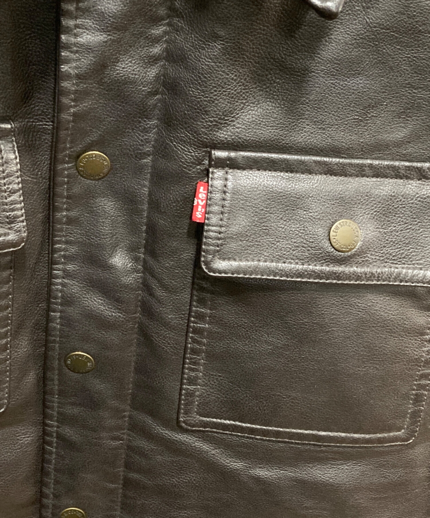 中古・古着通販】LEVI'S (リーバイス) 裏ボアフェイクレザージャケット