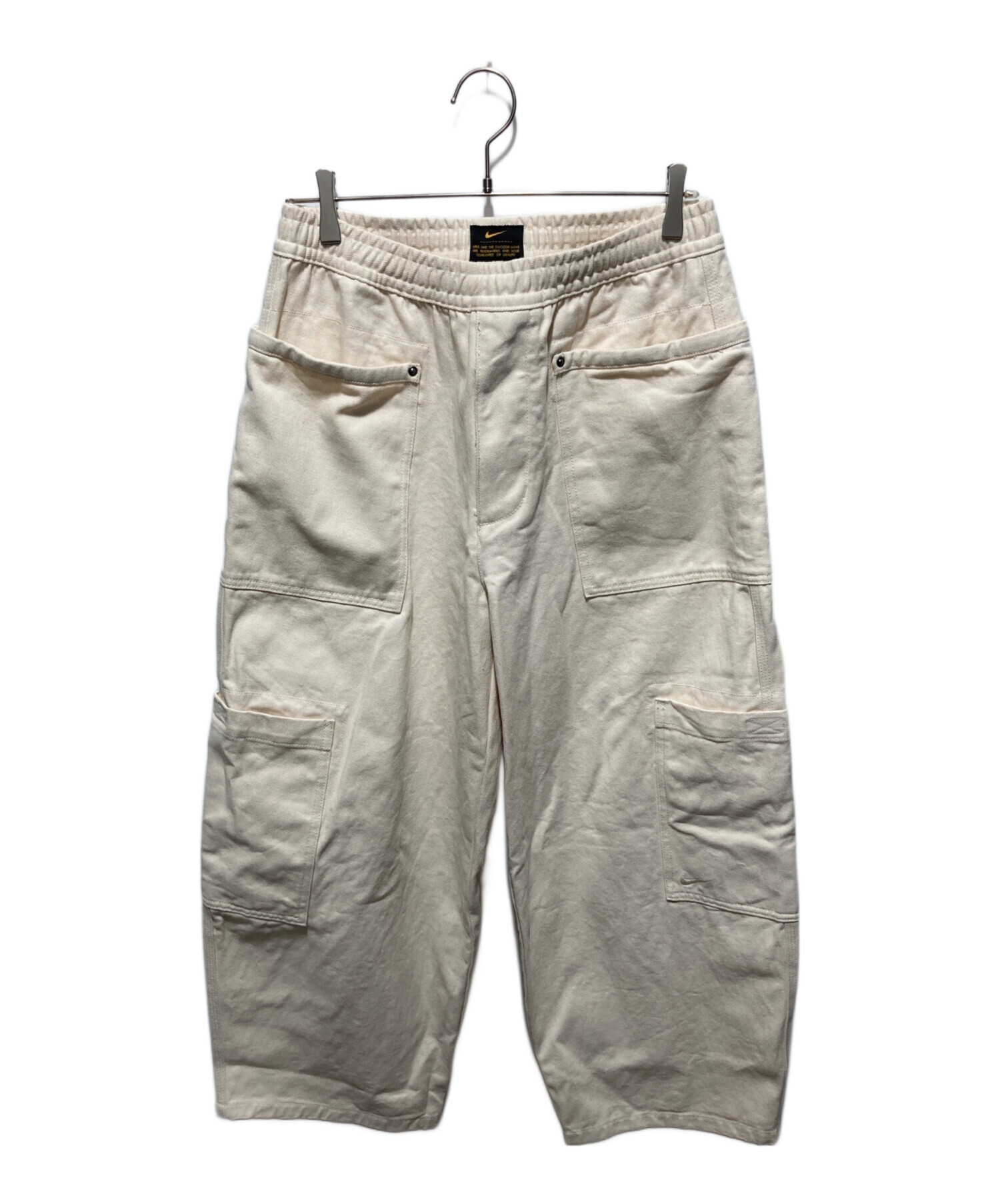 中古・古着通販】NIKE (ナイキ) NL UTILITY PANT-PURE/PURE アイボリー 