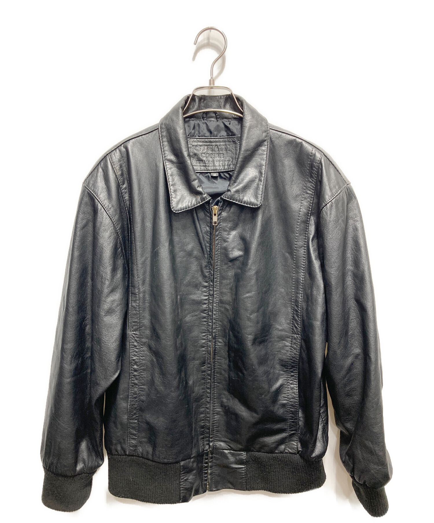 STRATH CONAR ストラスコナー　レザージャケット　牛革　革ジャン 中古・古着通販】STRATH CONAR (ストラスコナー) レザー