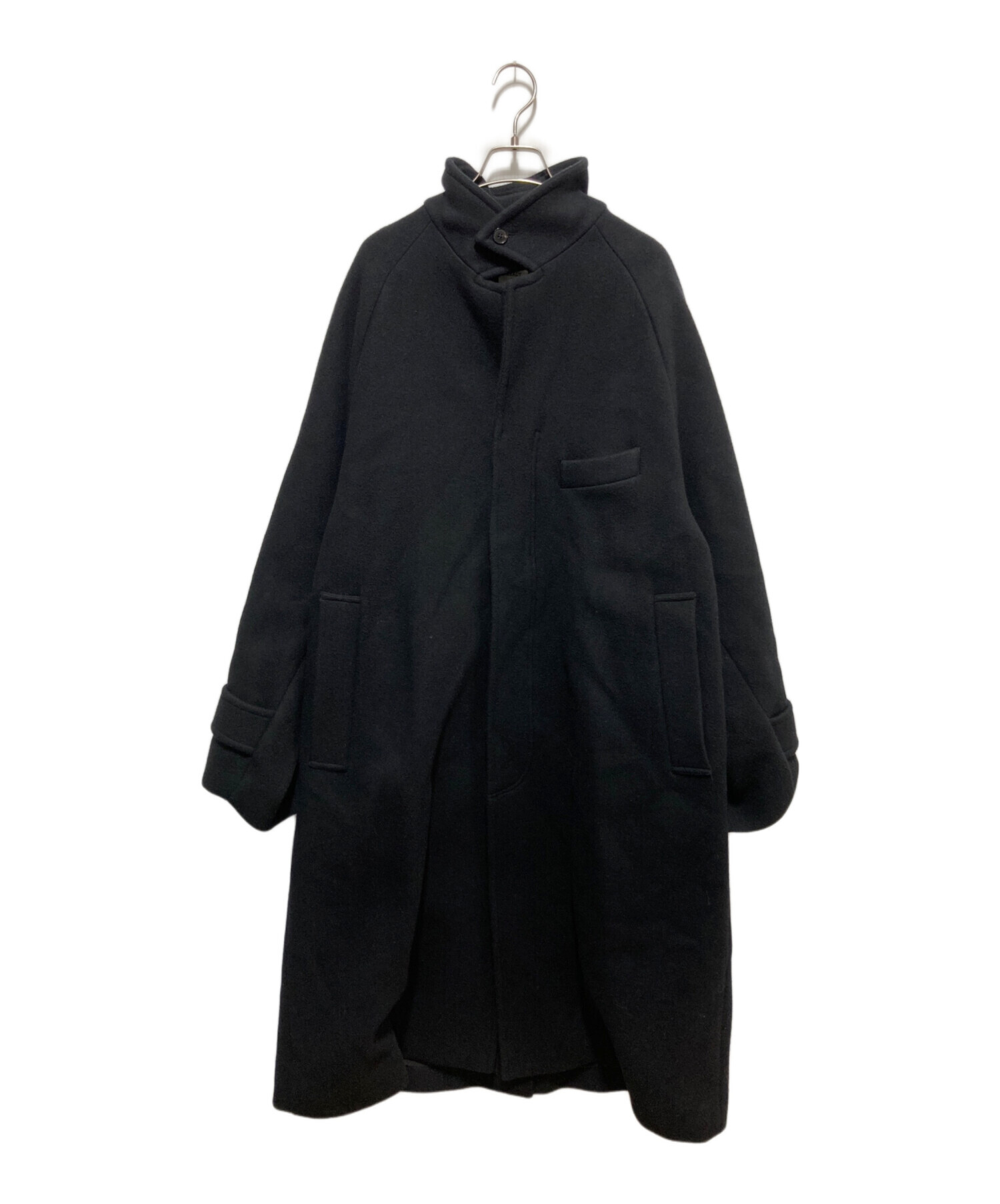 soe BaggySleeveLongCoat サイズ1 ブラックウール100% SOCCE Autumn / Winter Collection ⁡ ⁡ 10/11 Sat. 12:00- ZOZOTOWN