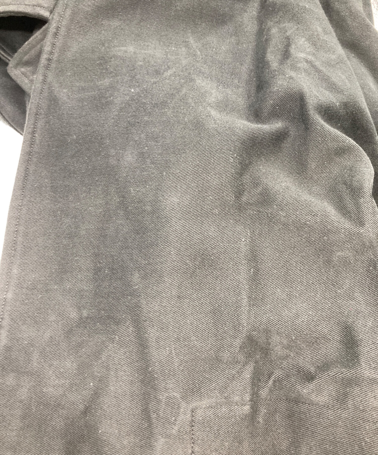 中古・古着通販】nonnotte (ノノット) SPLIT RAGLAN OVERCOAT ブラック