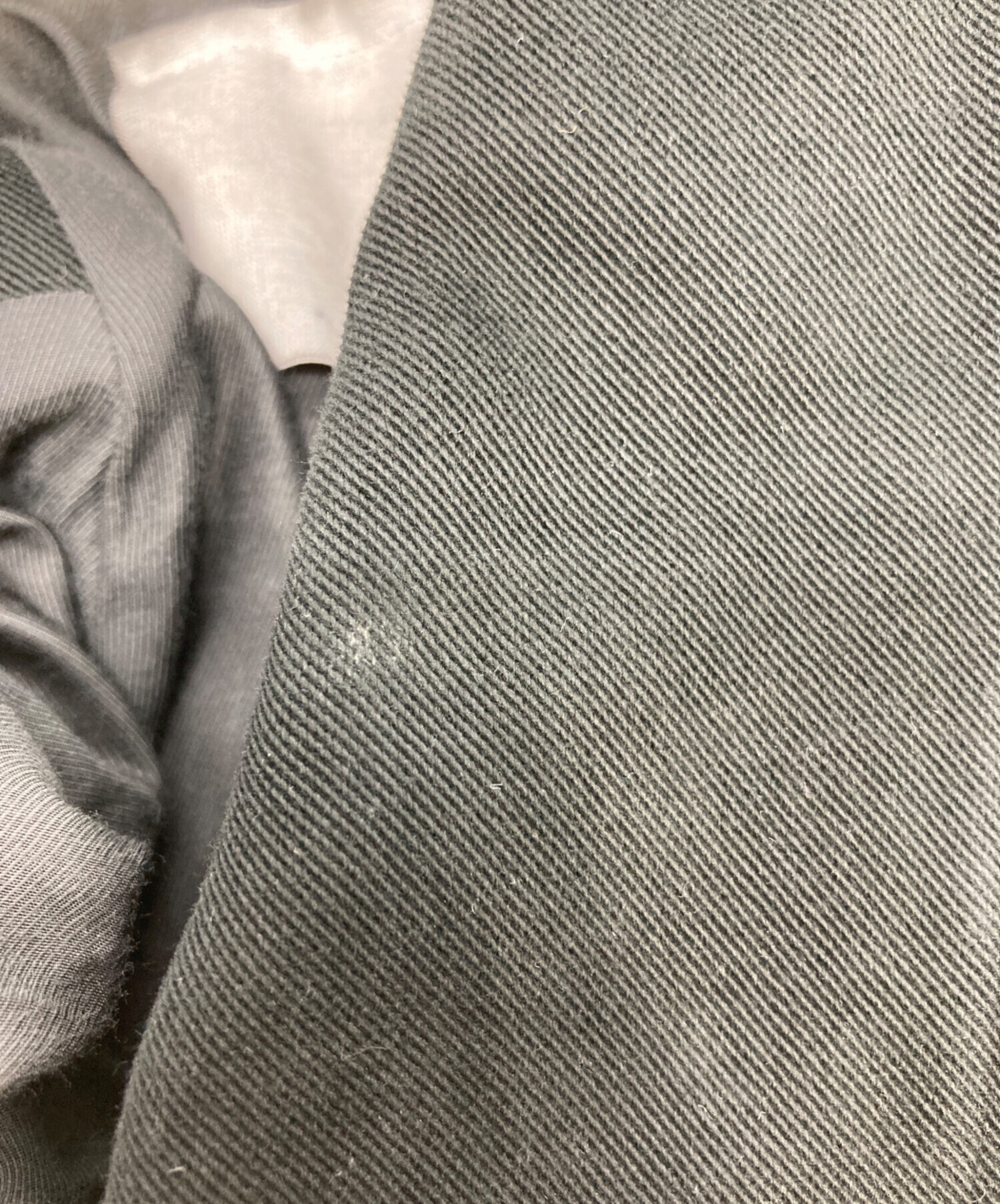 中古・古着通販】nonnotte (ノノット) SPLIT RAGLAN OVERCOAT ブラック