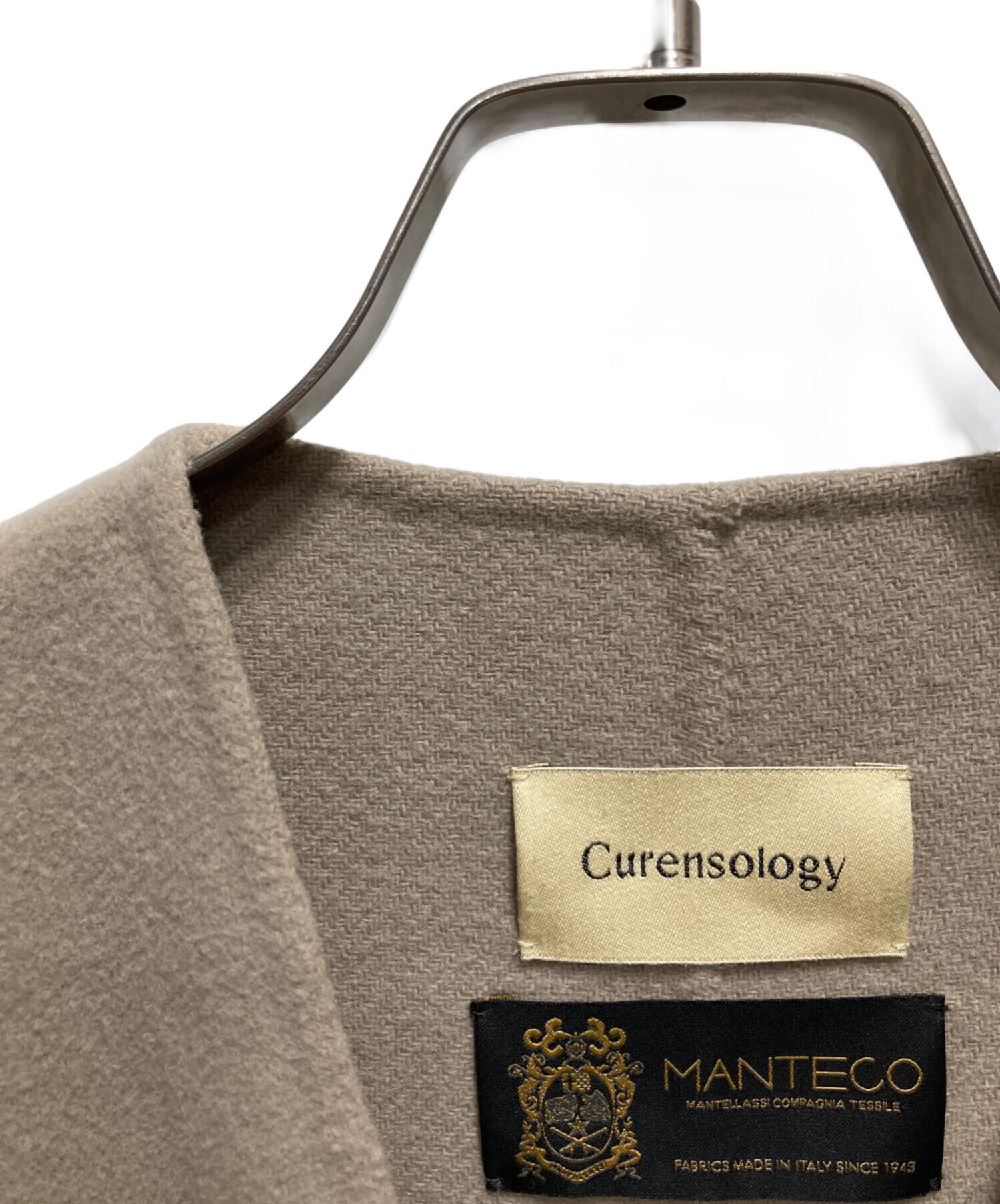 中古・古着通販】Curensology (カレンソロジー) マンテコロングコート 