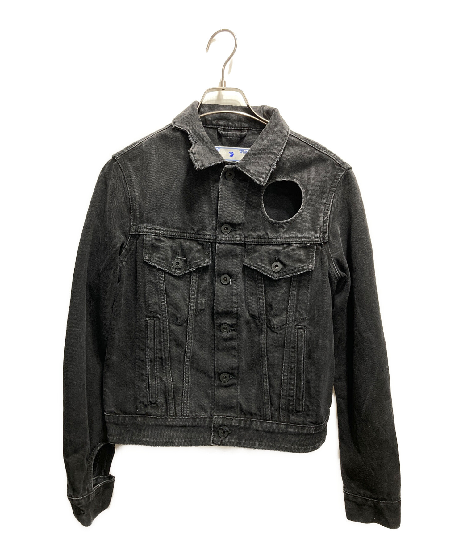 中古・古着通販】OFFWHITE (オフホワイト) カットワークデザインデニム