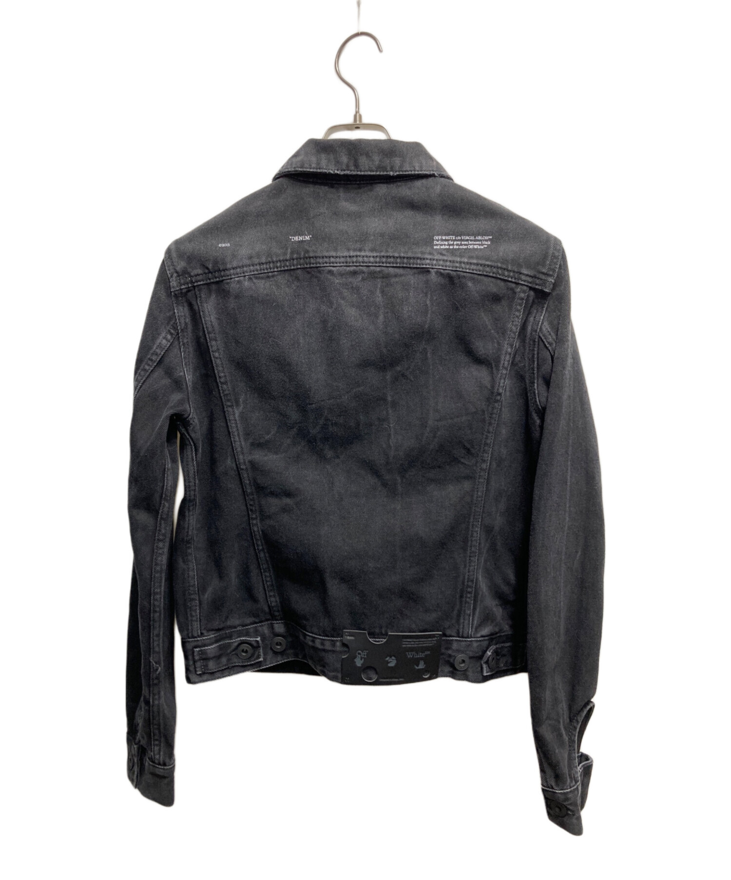 中古・古着通販】OFFWHITE (オフホワイト) カットワークデザインデニム 