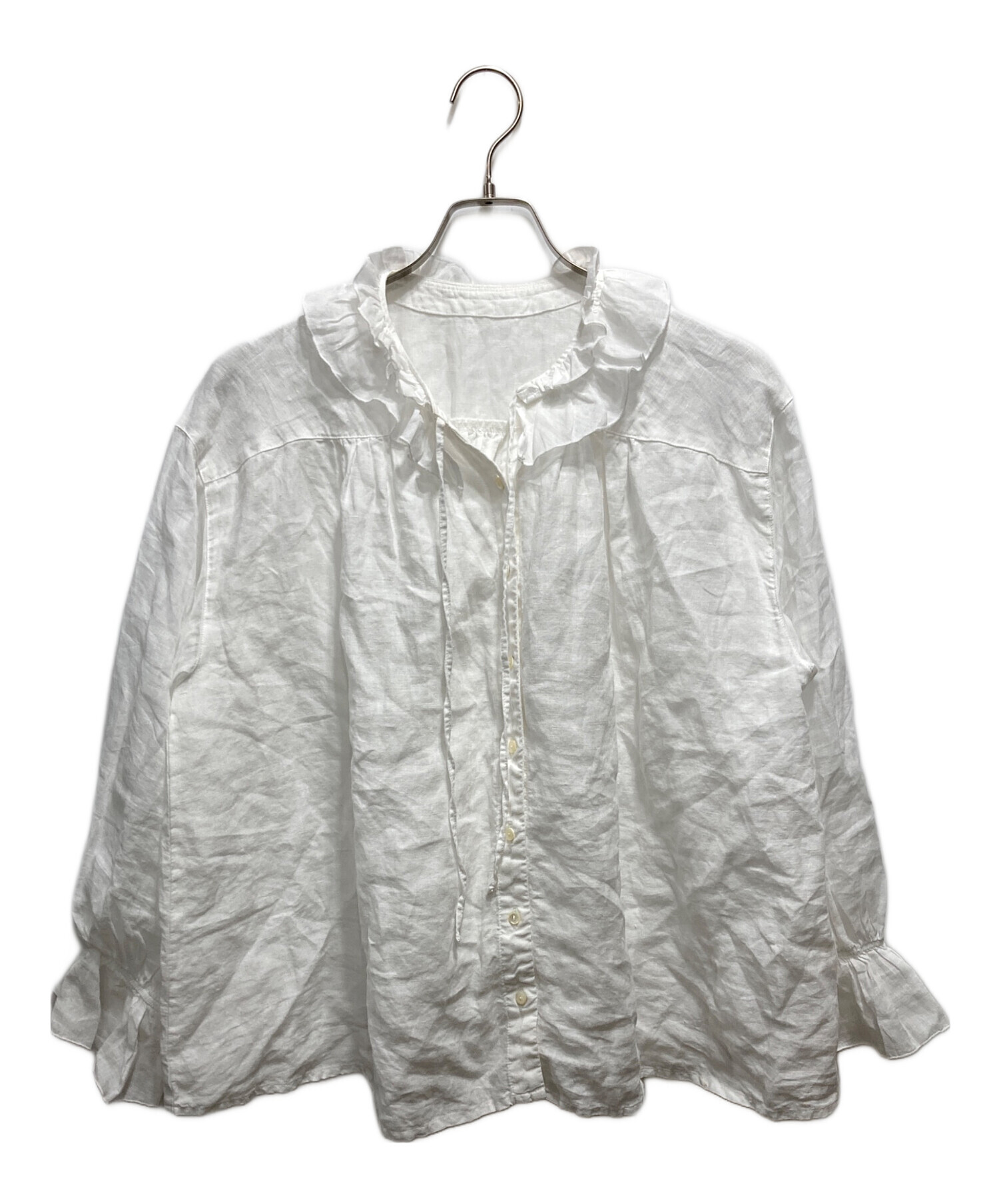 中古・古着通販】nest Robe (ネストローブ) リネンラミーフリルカラー