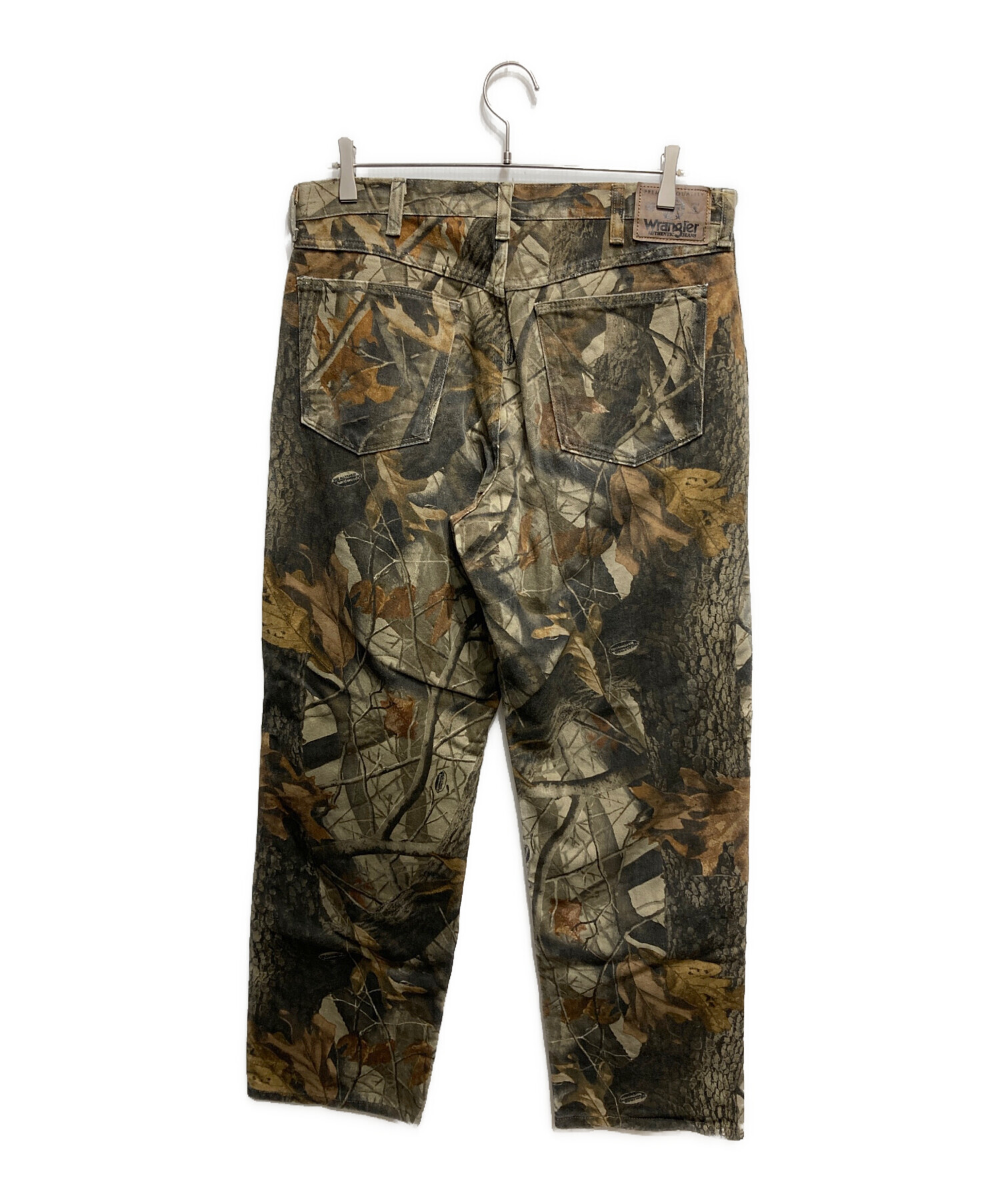 ラングラー Wrangler リアルツリーカモ ダブルニー w34相当中古・古着 