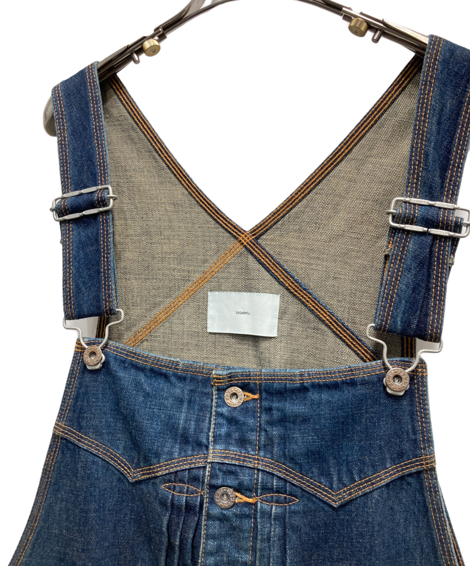 完売品 sugarhill オーバーオール ダブルニー vintage 中古・古着通販】SUGARHILL (シュガーヒル) CMULTI FADE DENIM OVERALL