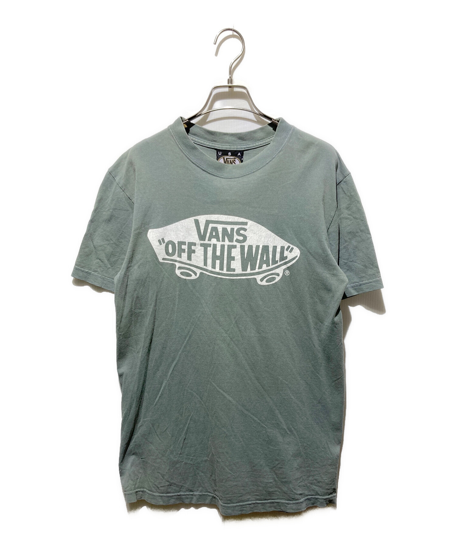 り*う様 90s OLD VANS USA製 Tシャツ シングルステッチ ストリ 中古・古着通販】VANS (ヴァンズ) 90's USA製オールドロゴTシャツ