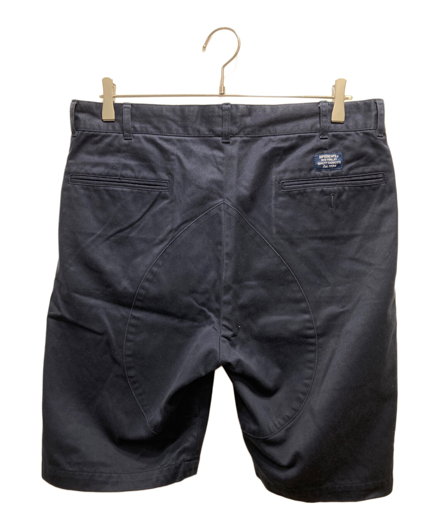 中古・古着通販】Supreme (シュプリーム) チノショーツ ネイビー