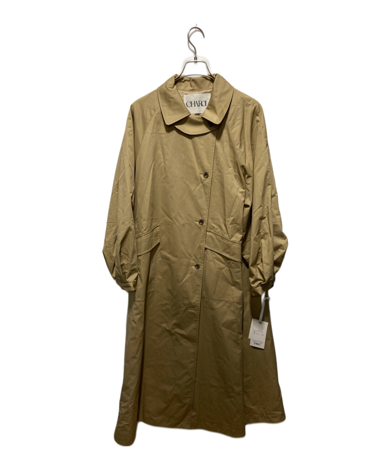 【モジママ】 CHAROL スタンドカラーオーバーサイズコート 中古・古着通販】CHAROL (シャロル) スタンドカラーオーバーサイズ