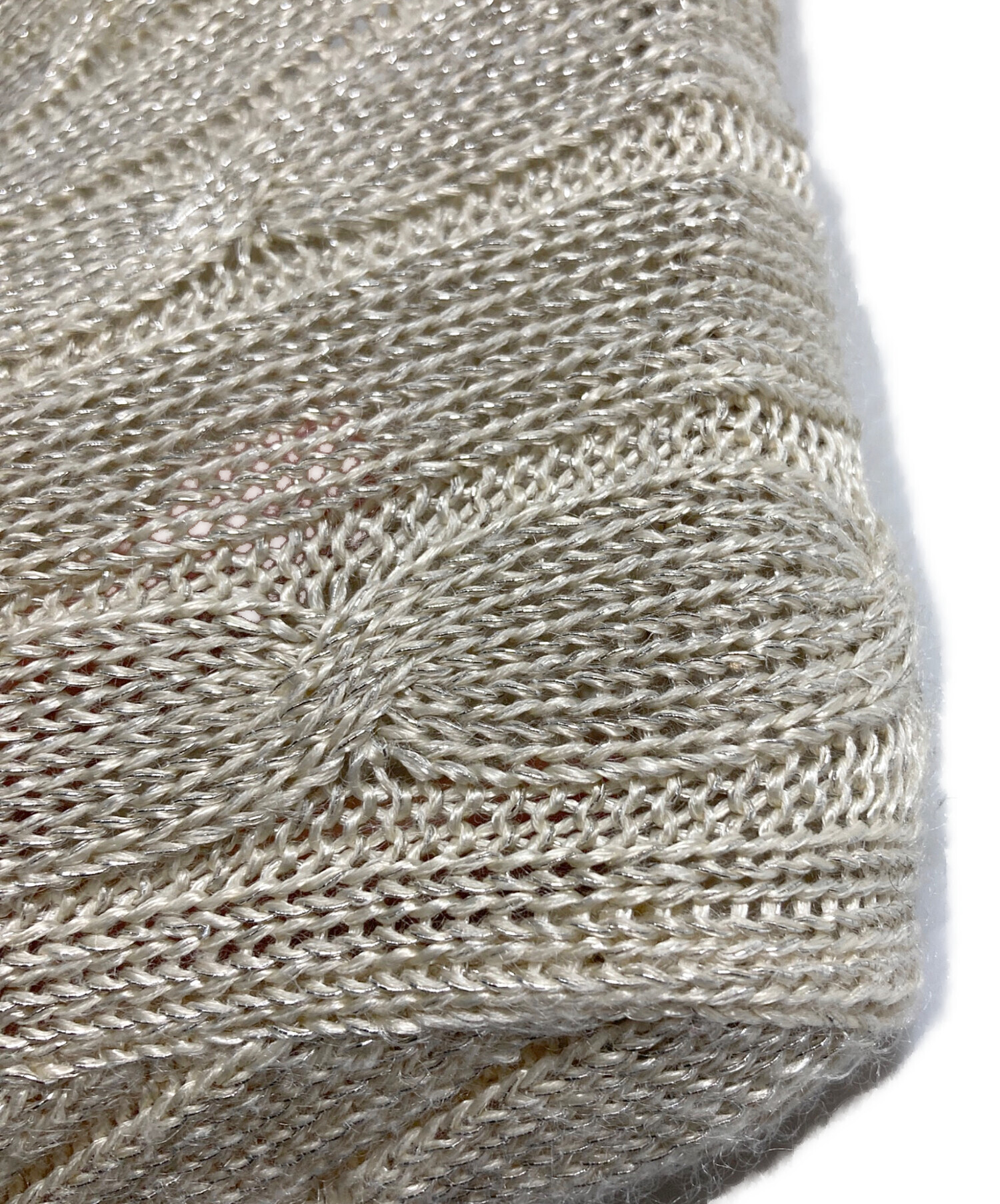 Polo Ralph Lauren ケーブルニット 半袖 XS ベージュ XS】Polo Ralph Lauren ベージュ ケーブルニット 半袖