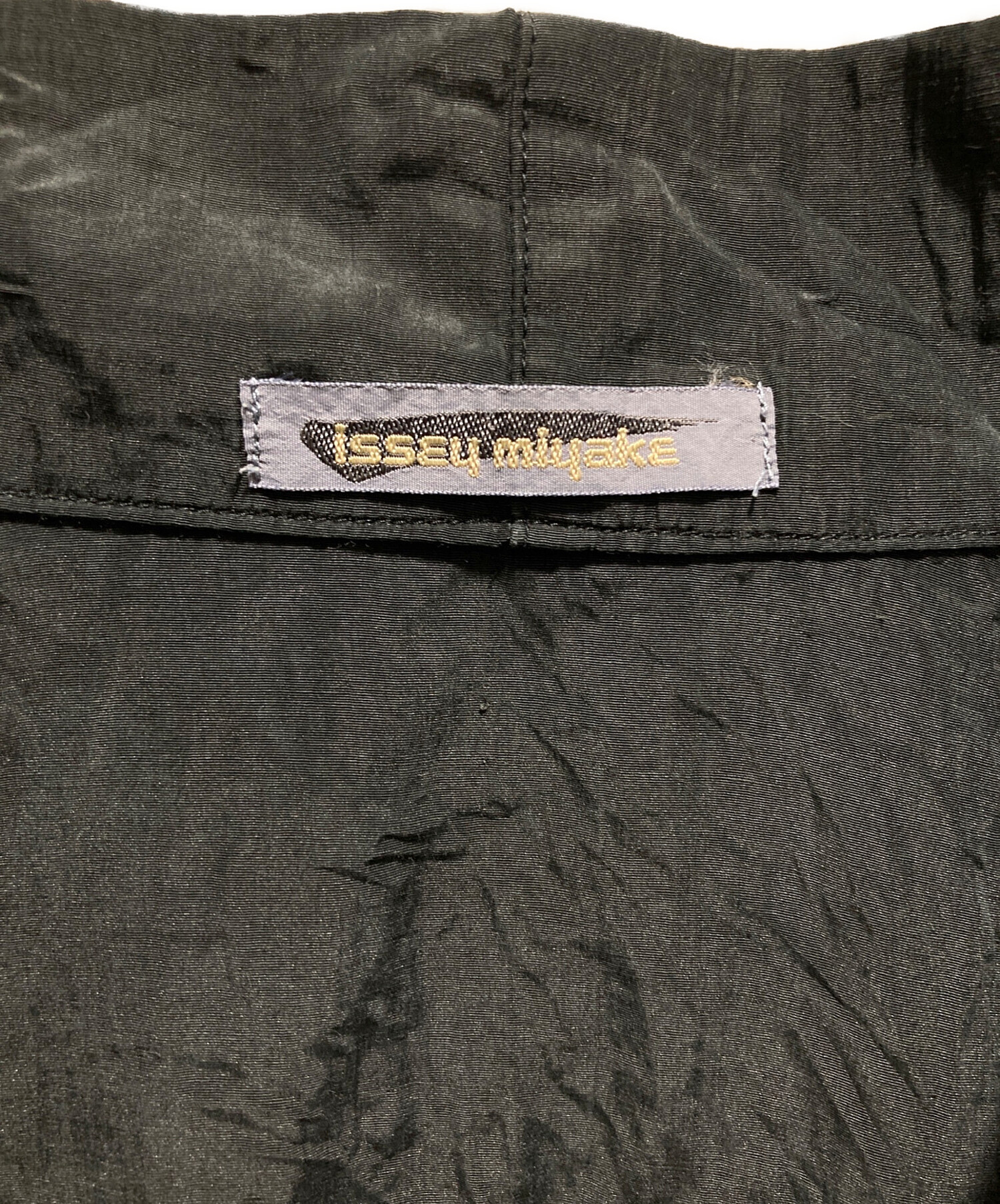 80s 筆タグ ISSEY MIYAKE イッセイミヤケ カーディガン シルク混
