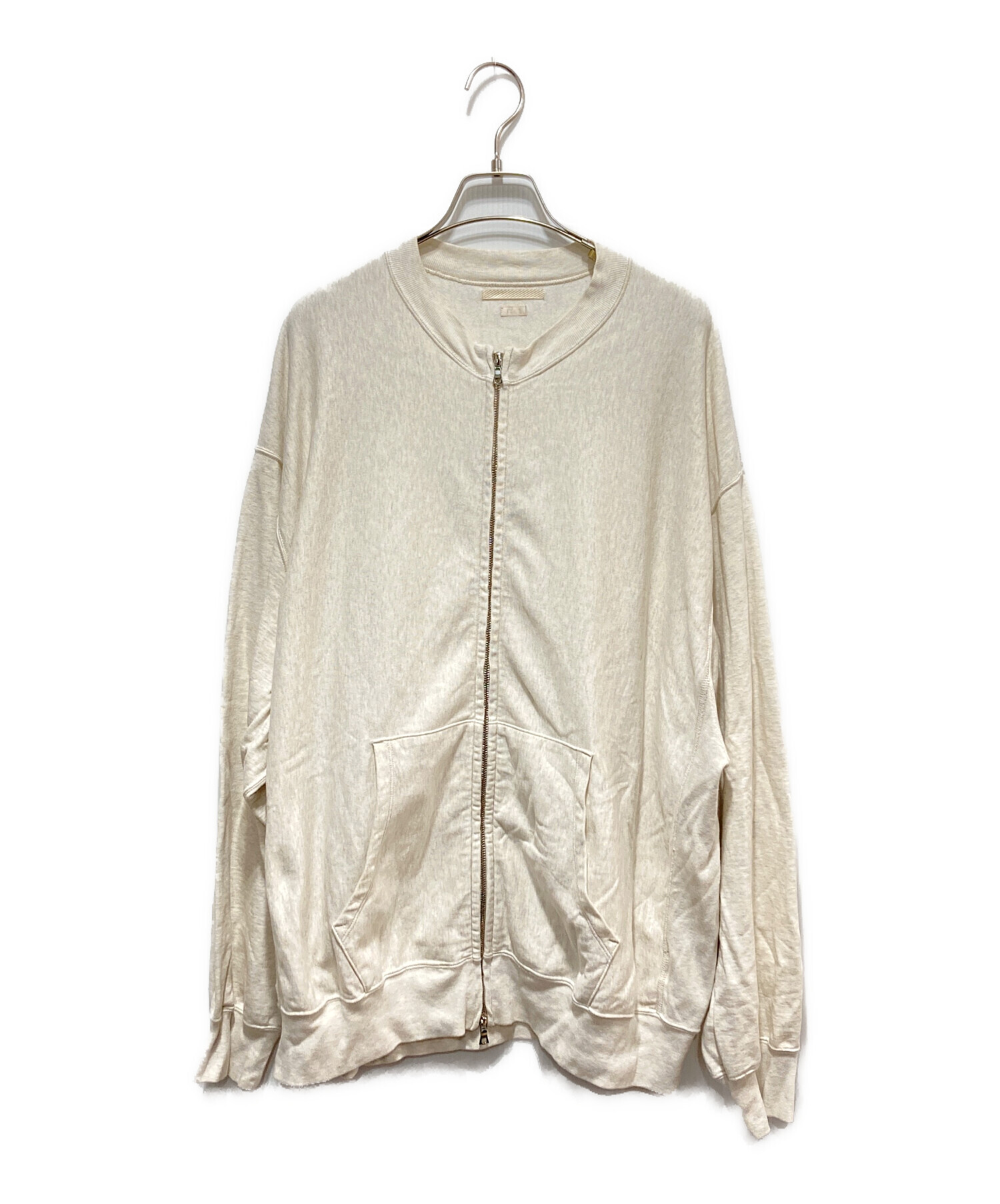中古・古着通販】blurhms (ブラームス) LIGHT SWEAT CREW ZIP 