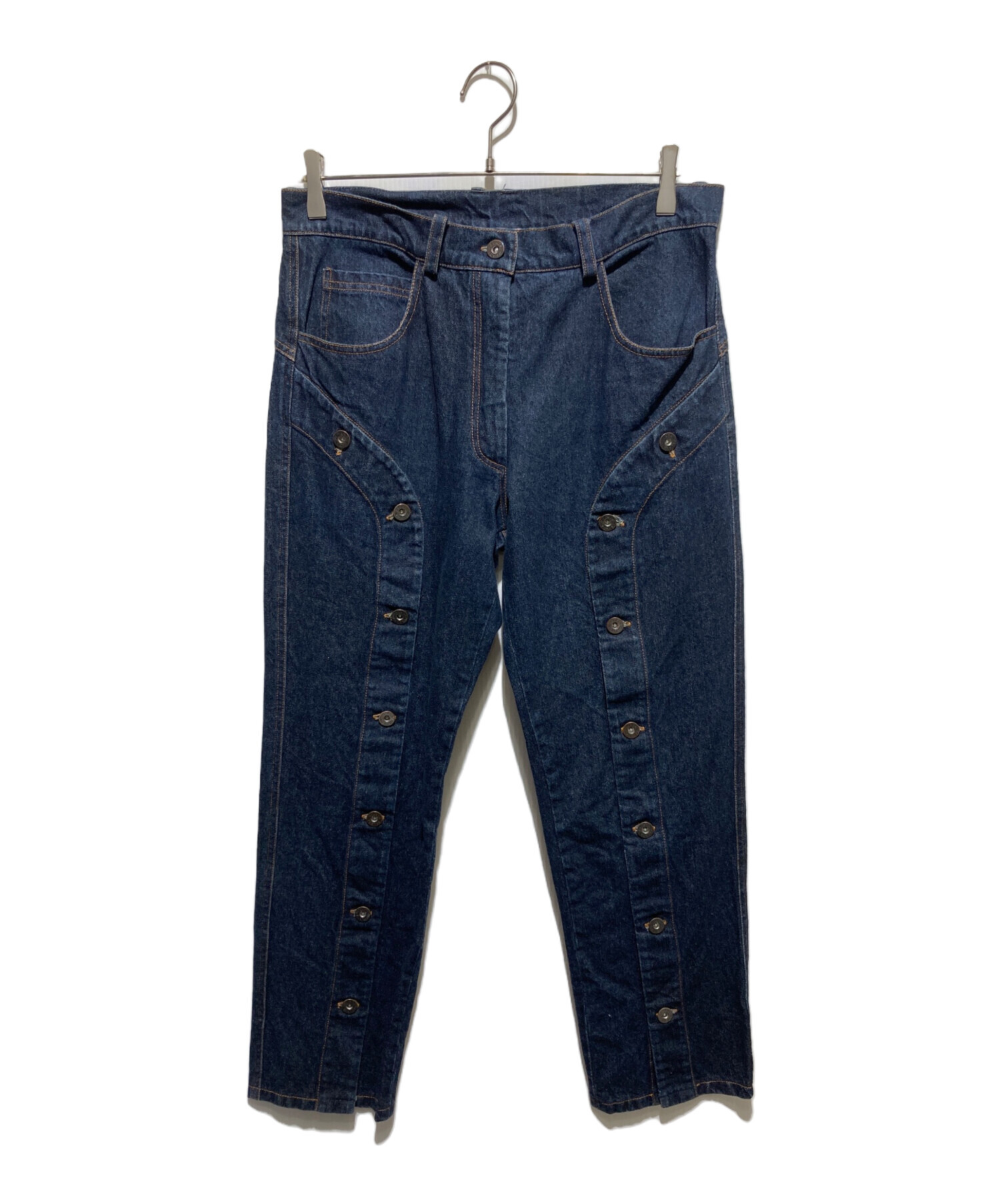 DELADA デラダ デニムパンツ メンズ 【古着】【中古】 中古・古着通販】DELADA (デラダ) ギミックデニムパンツ インディゴ