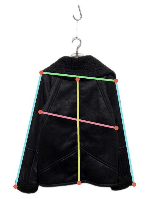 中古・古着通販】PERVERZE (パーバーズ) WIDE COLLAR MOUTON COAT