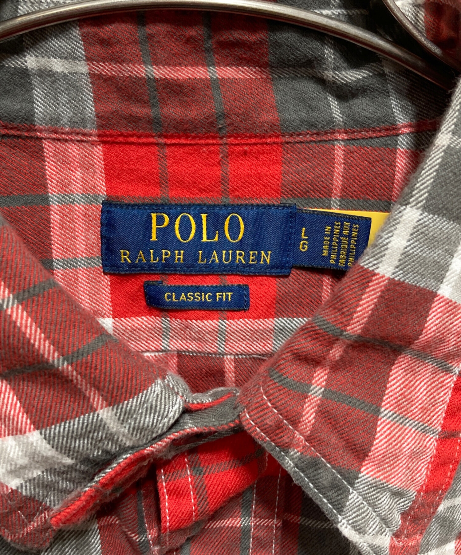 中古・古着通販】POLO RALPH LAUREN (ポロ・ラルフローレン) チェック 