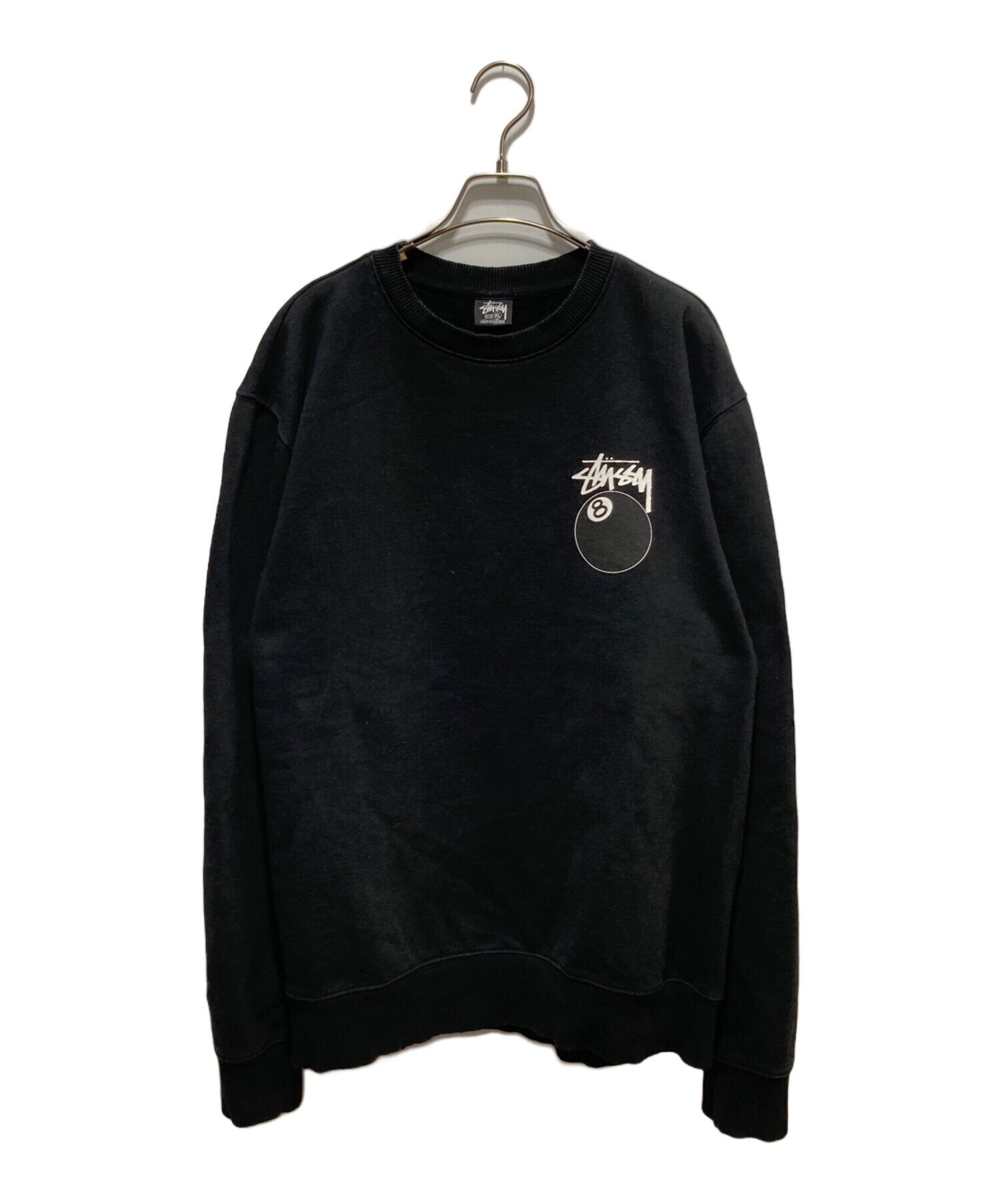 中古・古着通販】stussy (ステューシー) 8ボールスウェット ブラック