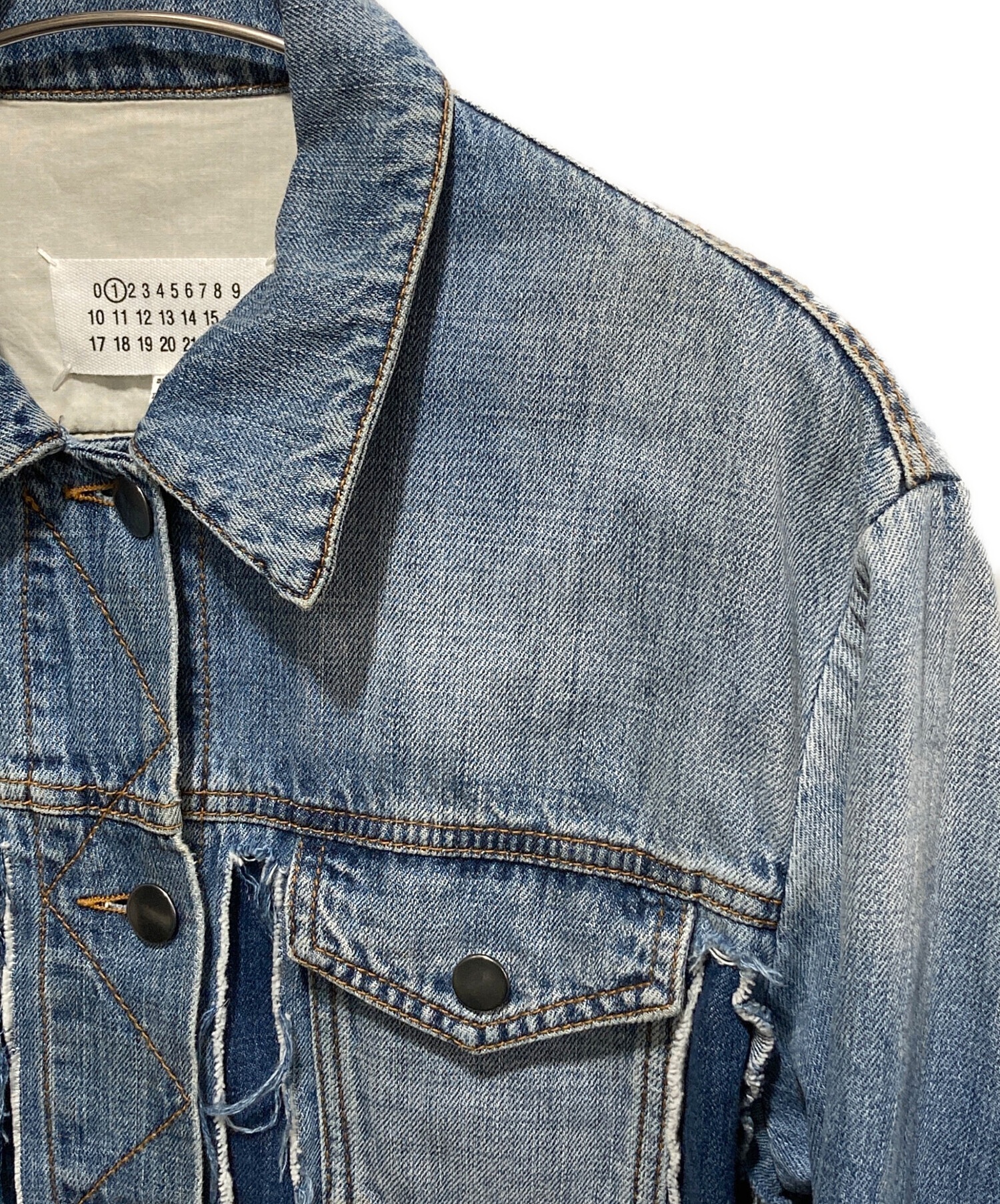 メゾンマルジェラ デニムジャケット 36 中古・古着通販】Maison Margiela 1 (メゾンマルジェラ 1) 18SS 再構築
