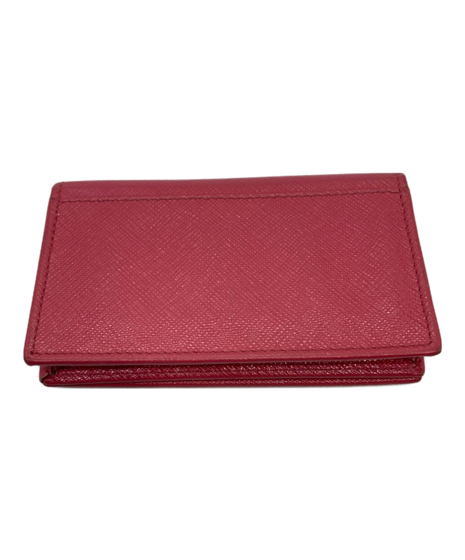 中古・古着通販】PRADA (プラダ) カードケース/SAFFIANO TRIANGLE
