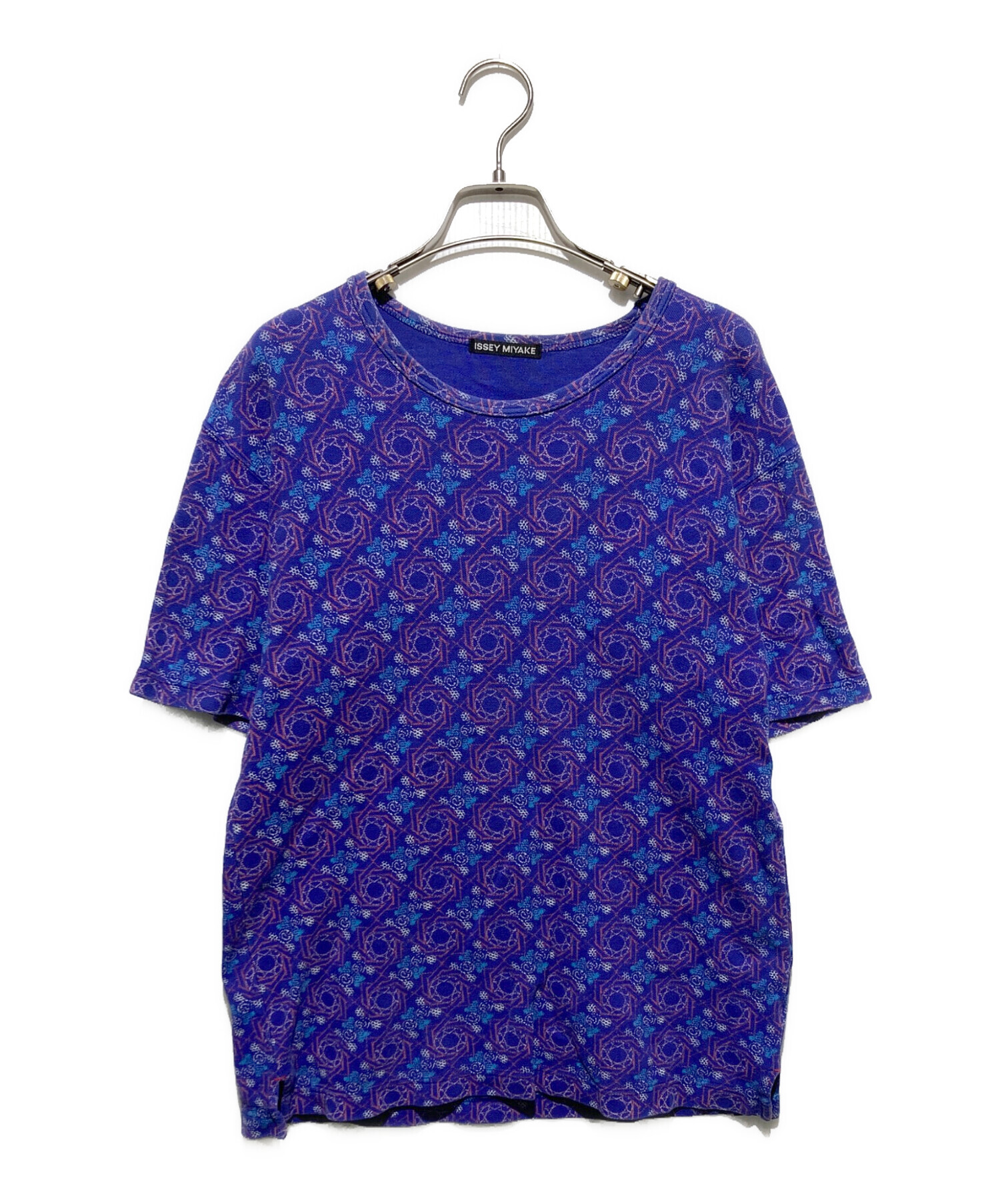 中古・古着通販】ISSEY MIYAKE (イッセイミヤケ) 総柄tシャツ 