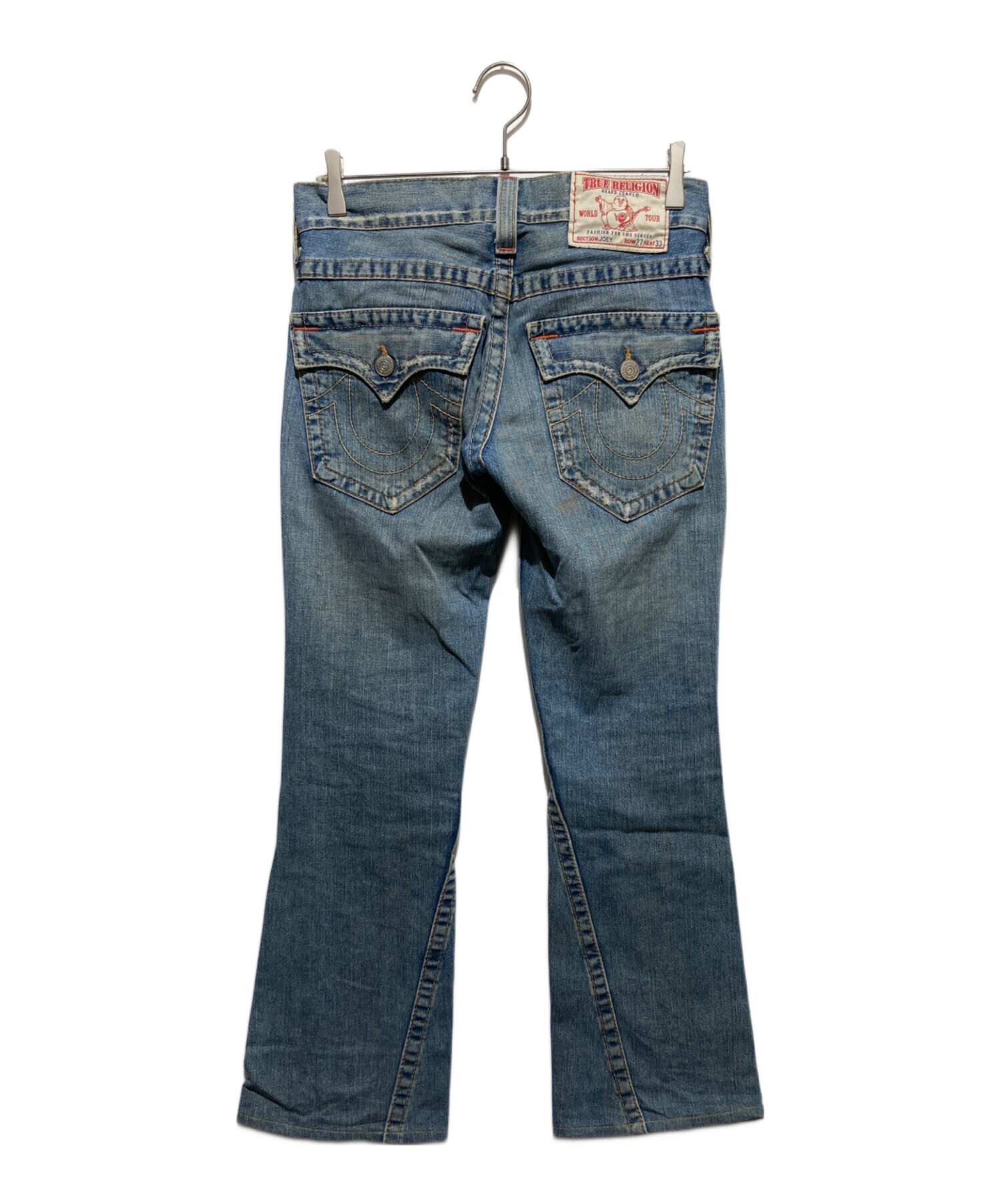 美品 TRUE RELIGION JOEY フレアデニムパンツ インディゴ 27 中古・古着通販】TRUE RELIGION (トゥルー レリジョン) usa製 joey