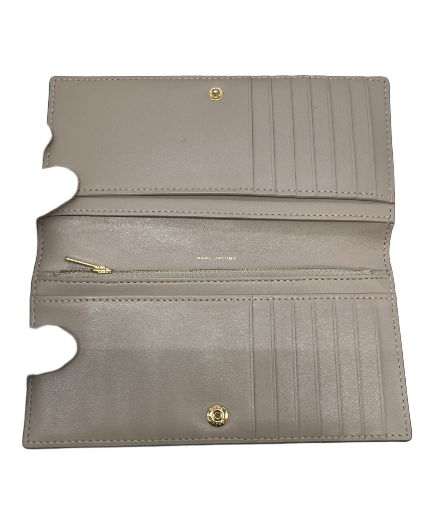 中古・古着通販】MARC JACOBS (マークジェイコブズ) 長財布 ベージュ