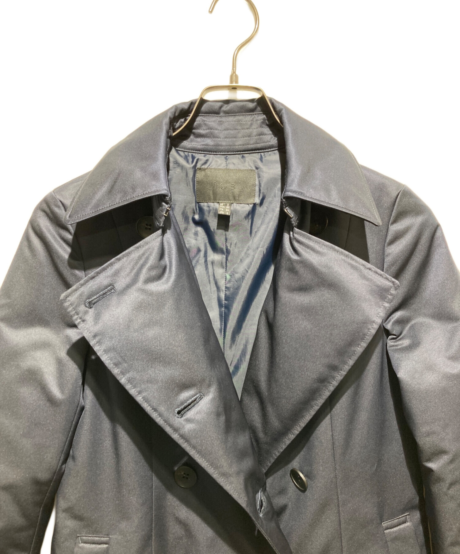 中古・古着通販】icB (アイシービー) Seamless トレンチ型ダウンコート