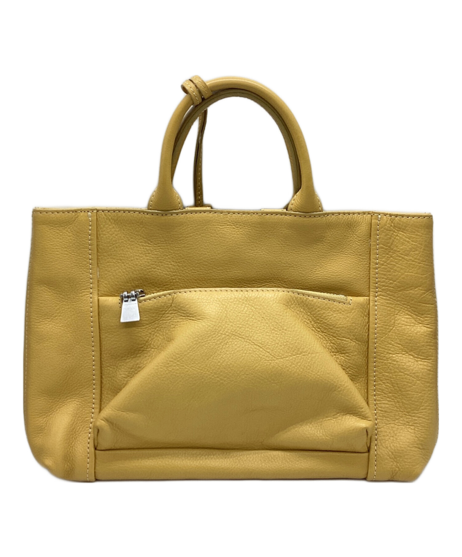 中古・古着通販】aniary (アニアリ) シュリンクレザーハンドバッグ