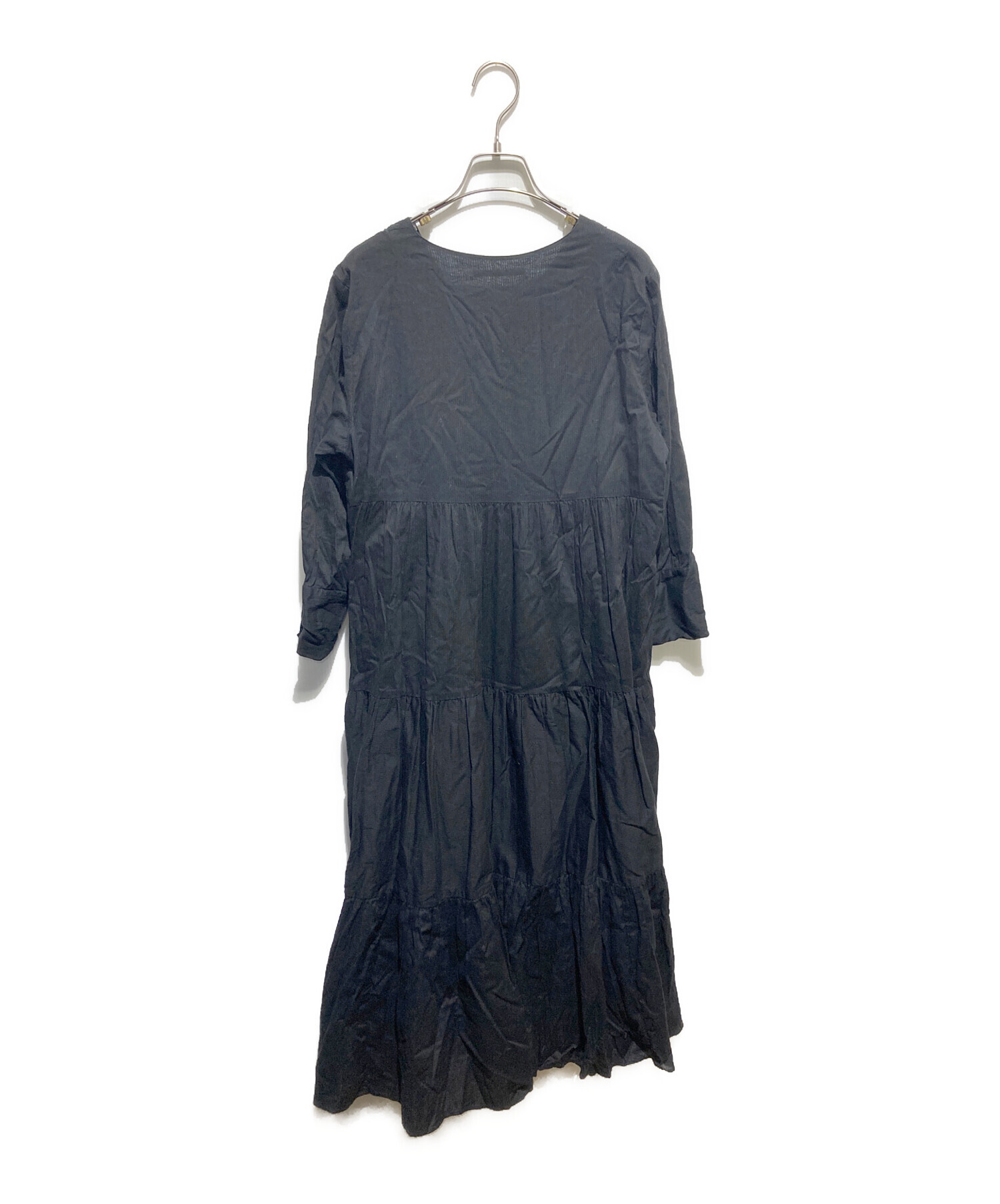 中古・古着通販】ne quittez pas (ヌキテパ) ドビーパネル Vネック