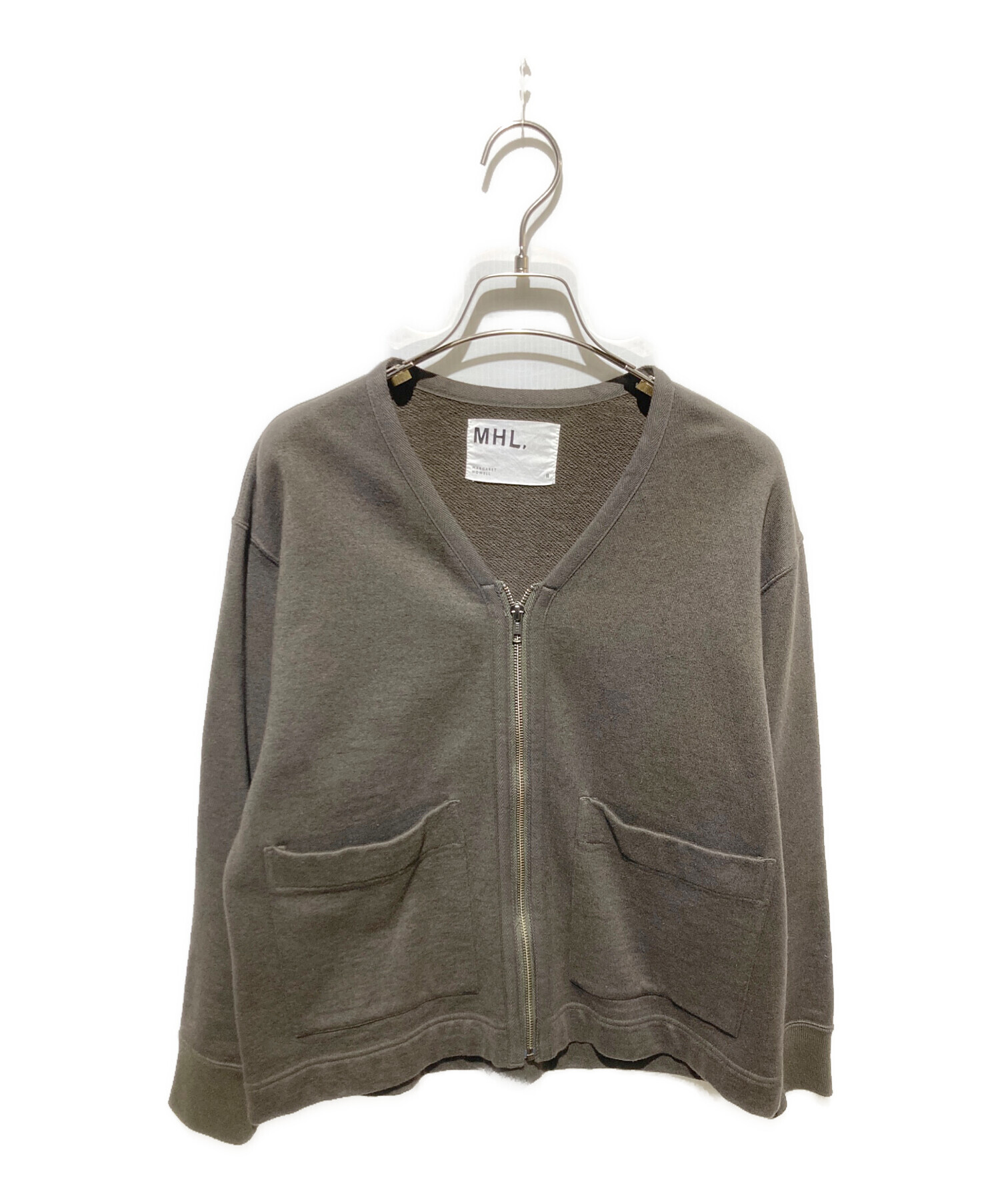 MHL. エムエイチエル　カーディガン 中古・古着通販】MHL (エムエイチエル) DRY COTTON LINEN LOOPBACK ZIP
