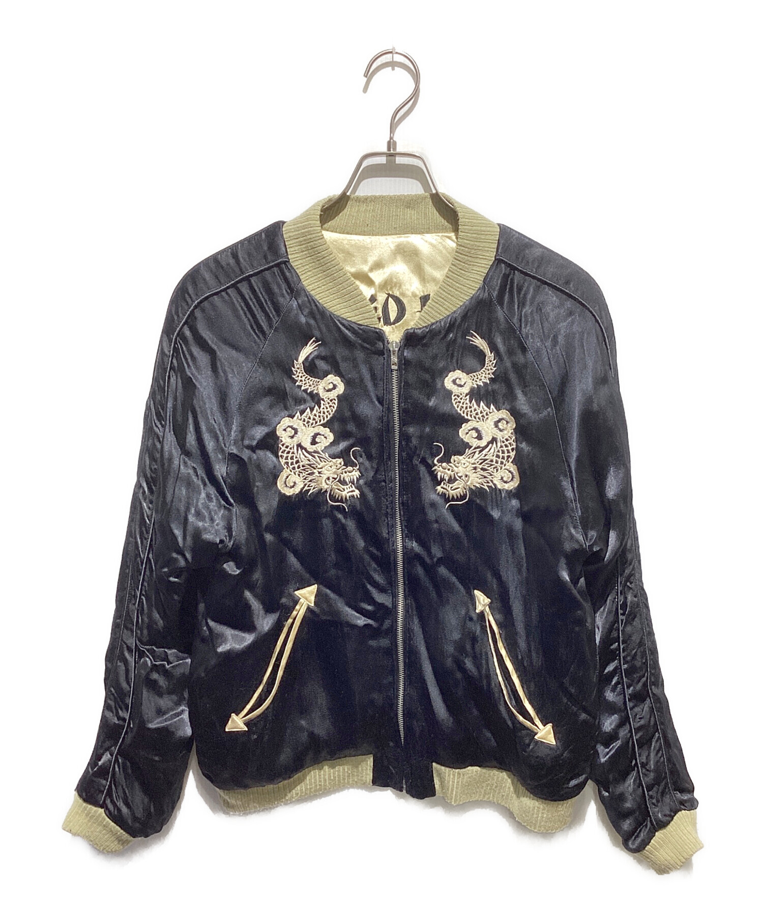 CROPPED HEADS クロップドヘッズ　鶴&亀　スカジャンMサイズ 中古・古着通販】CROPPED HEADS (クロップドヘッズ) スーベニア