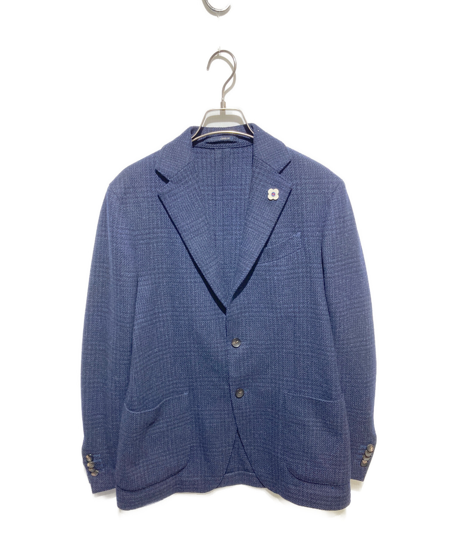 中古・古着通販】LARDINI (ラルディーニ) 段返り3Bチェックテーラード