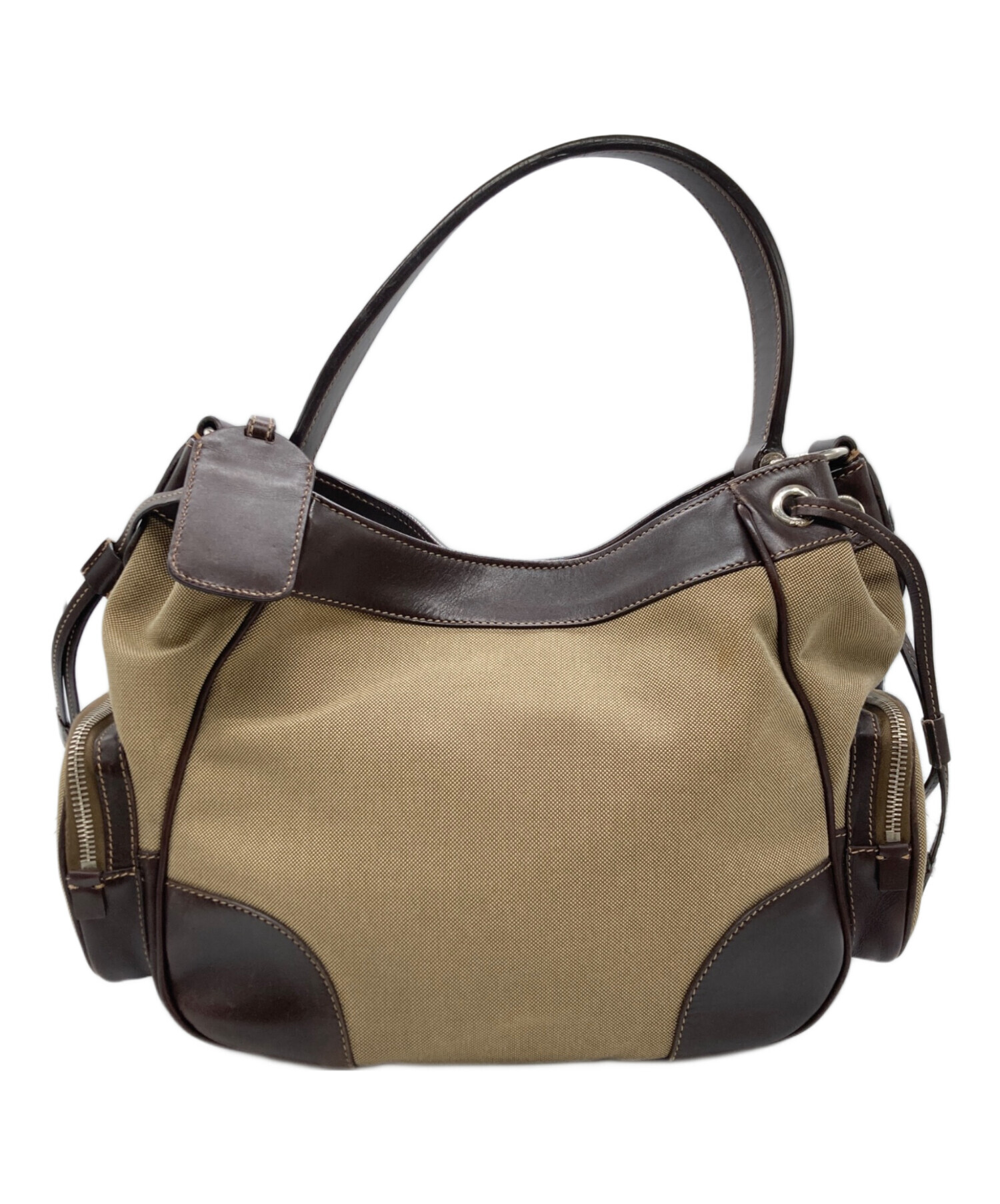 中古・古着通販】PRADA (プラダ) ロゴジャガード ワンショルダーバッグ