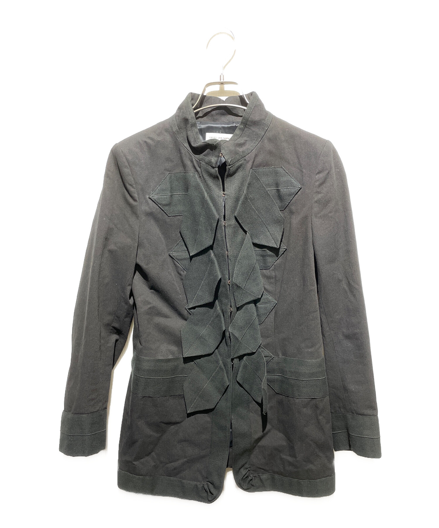 DRIES VAN NOTEN ドリスヴァンノッテン フリル ジャケット 中古・古着通販】DRIES VAN NOTEN (ドリスヴァンノッテン) フリル