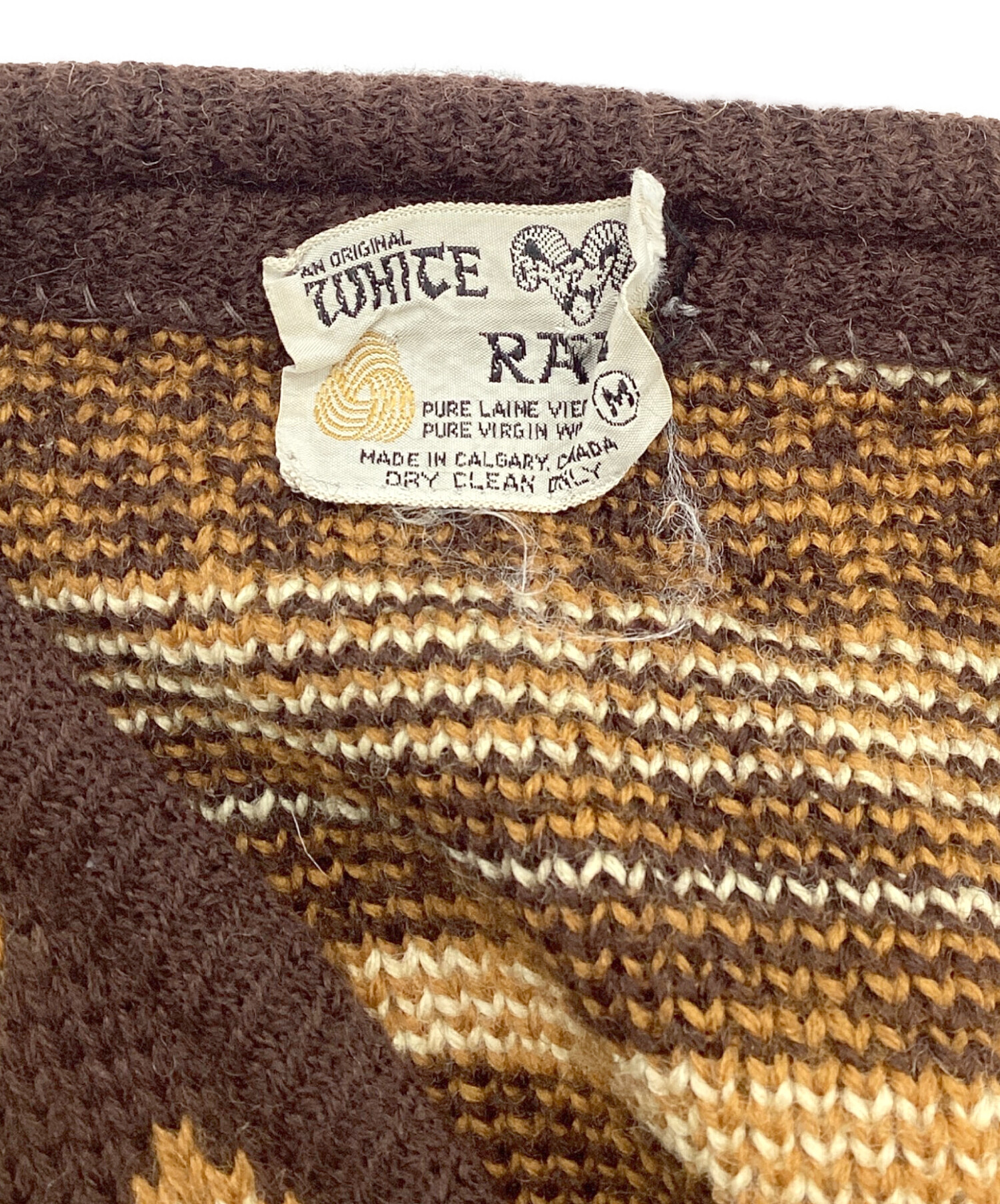 中古・古着通販】white ram (ホワイトラム) 60s ニットカーディガン