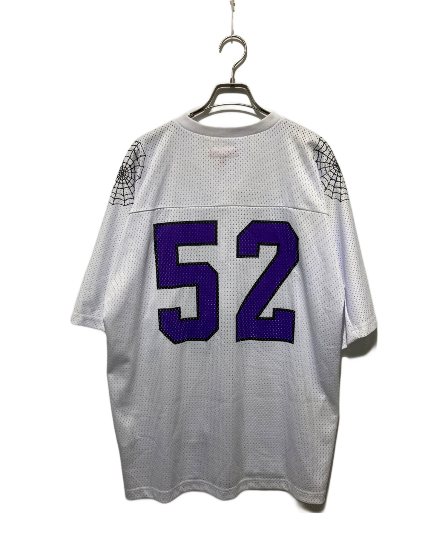 シャツ Supreme Spiderweb Football Jersey whiteM Supreme Spiderweb Football Jersey White｜Yahoo!フリマ（旧PayPay