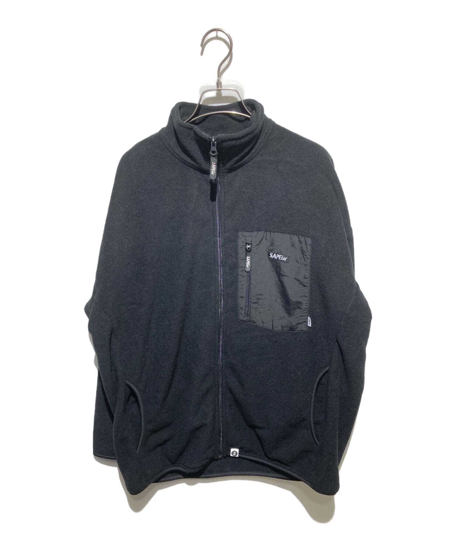 中古・古着通販】SAPEur (サプール) フリースジャケット ブラック