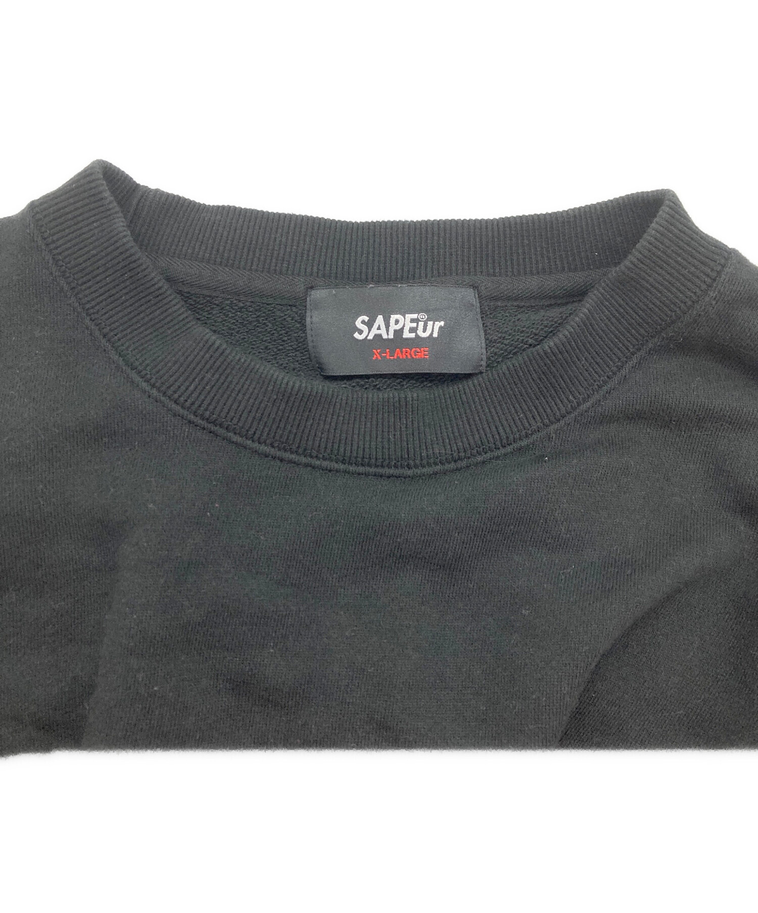 中古・古着通販】SAPEur (サプール) USAPEロゴクルーネックスウェット