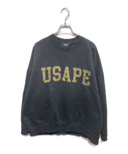 中古・古着通販】SAPEur (サプール) USAPEロゴクルーネックスウェット