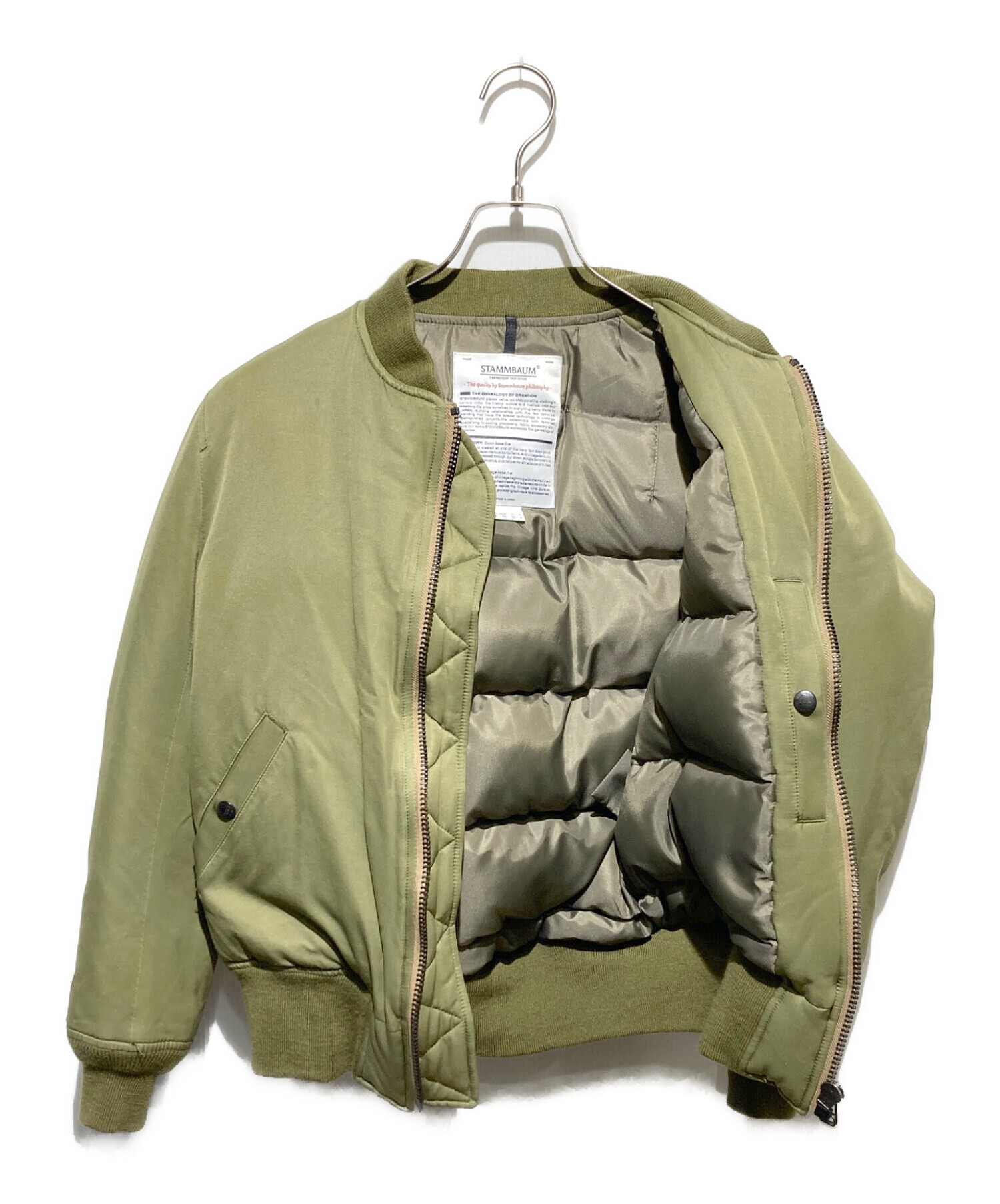中古・古着通販】STAMMBAUM (シュタンバウム) MA-1ダウンジャケット