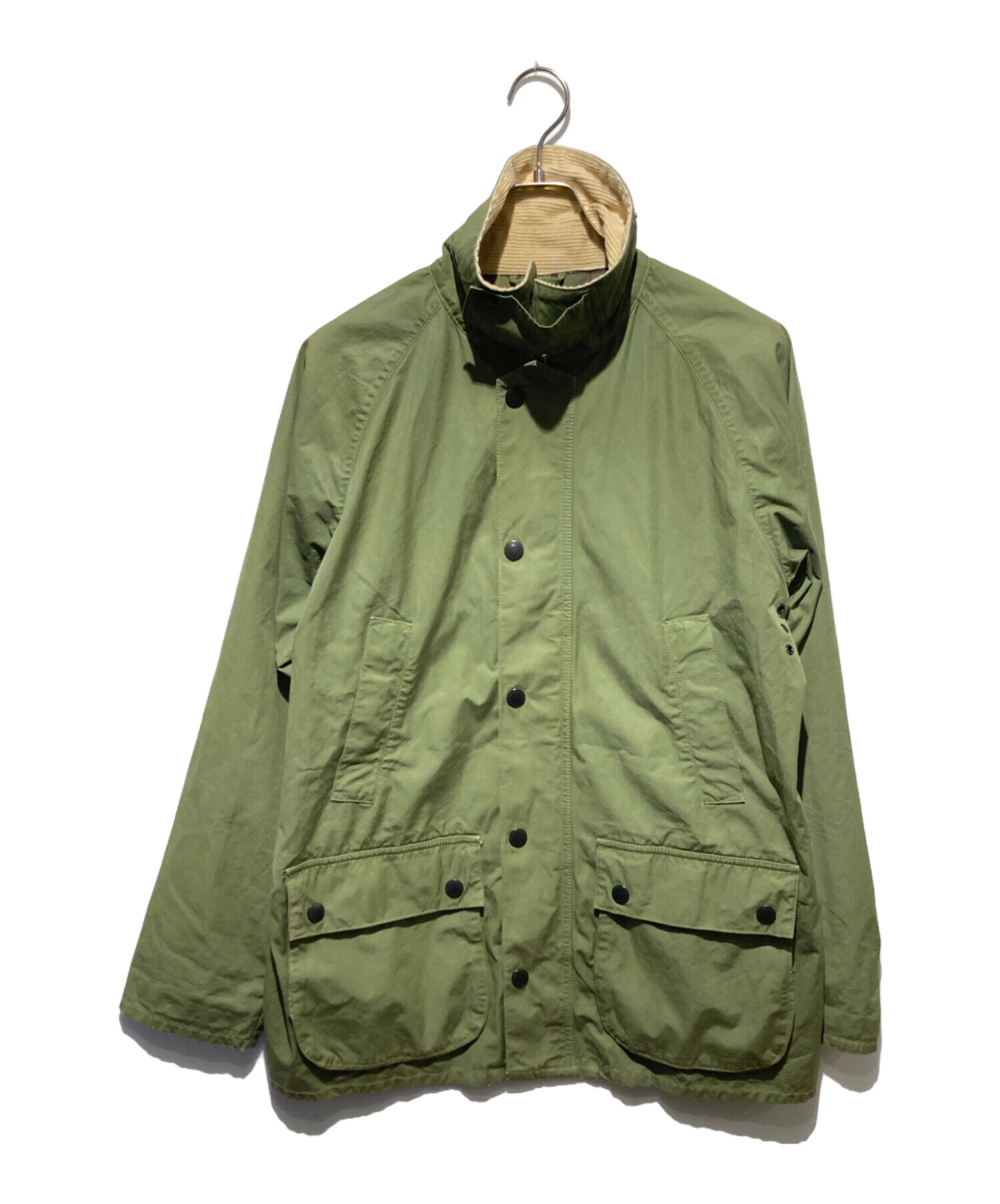 Barbour ビデイル　ノンオイル　オリーブグリーン サイズ38 中古・古着通販】Barbour (バブアー) BEDALE / ビデイル ノンオイル