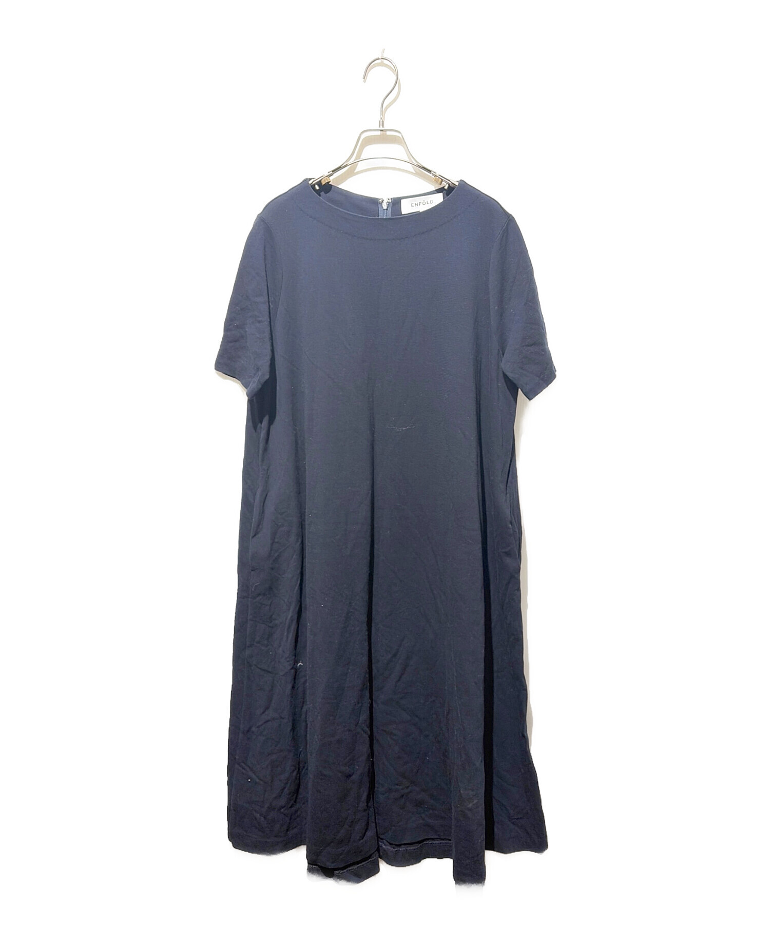 中古・古着通販】ENFOLD (エンフォルド) ライトミラノ5分袖Aライン