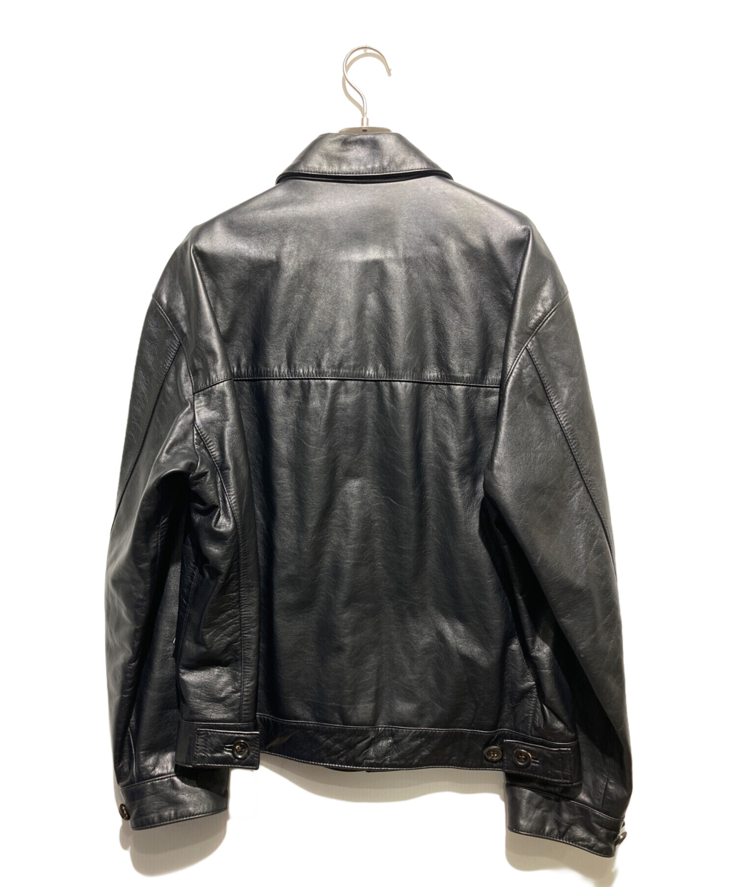 中古・古着通販】JUN MEN (ジュンメン) レザーシングルライダース 