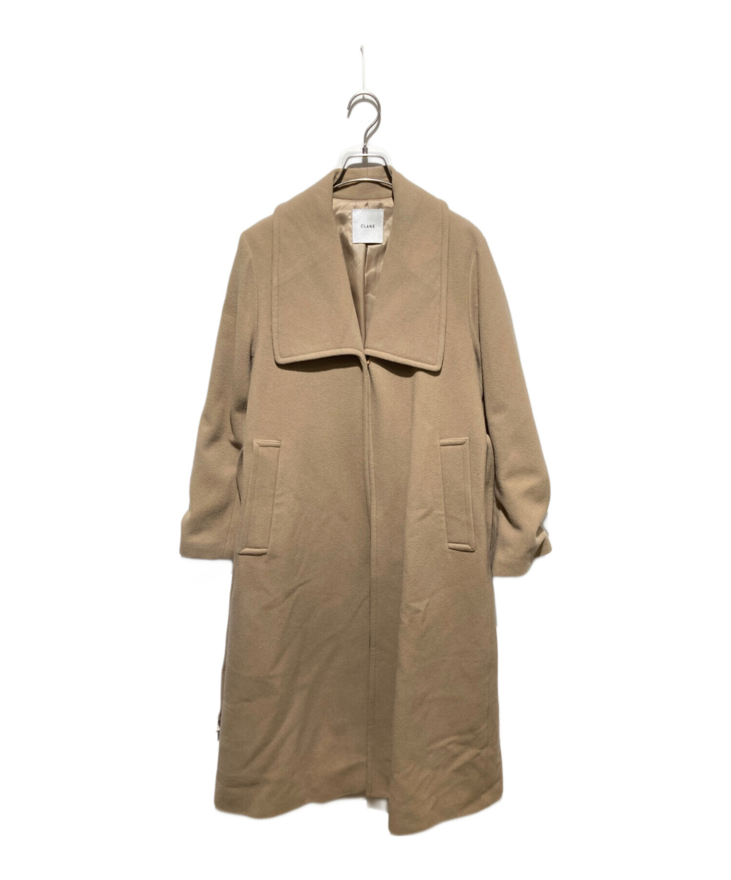 中古・古着通販】CLANE (クラネ) LADY MAXI GOWN COAT ベージュ サイズ