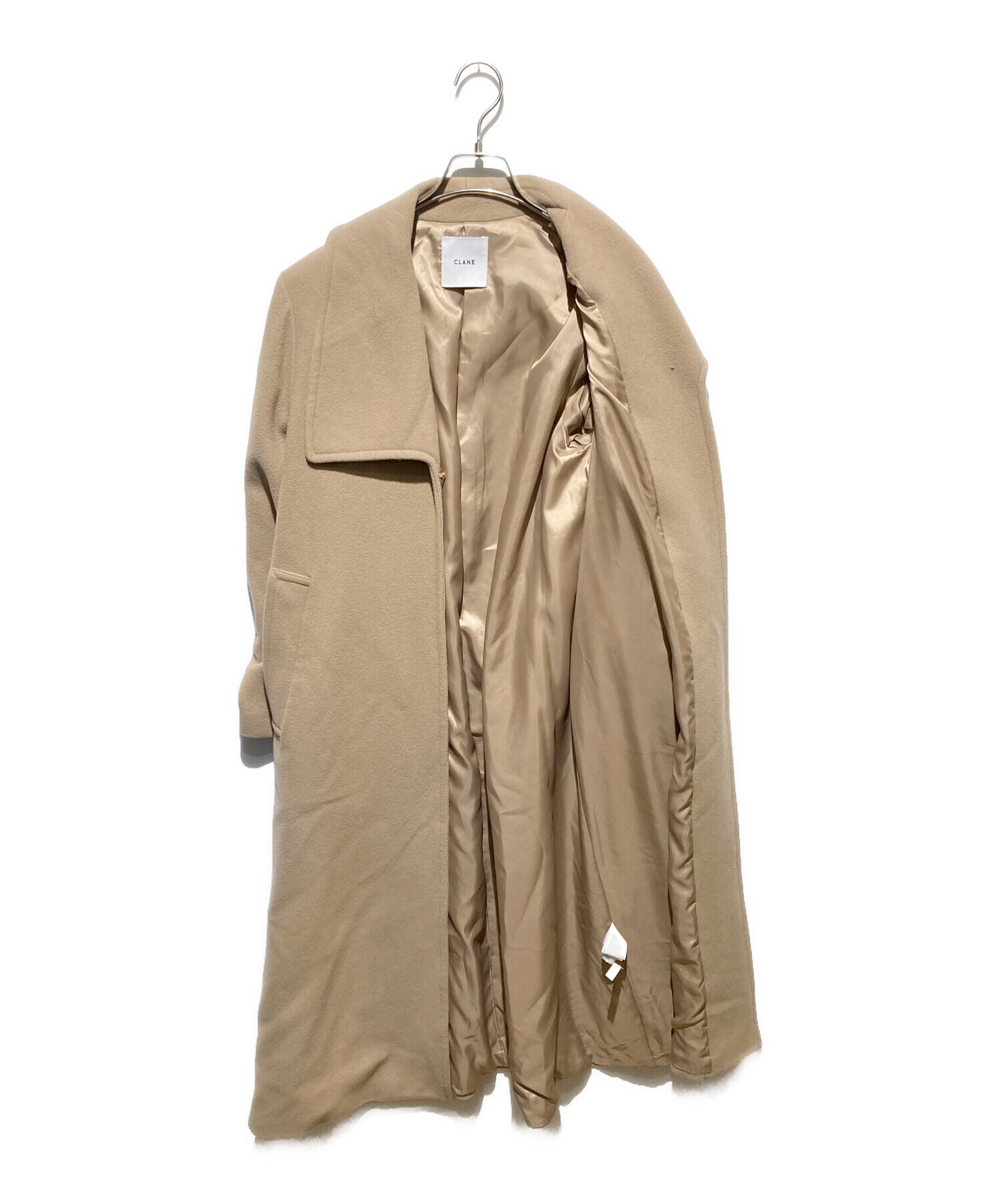 中古・古着通販】CLANE (クラネ) LADY MAXI GOWN COAT ベージュ サイズ