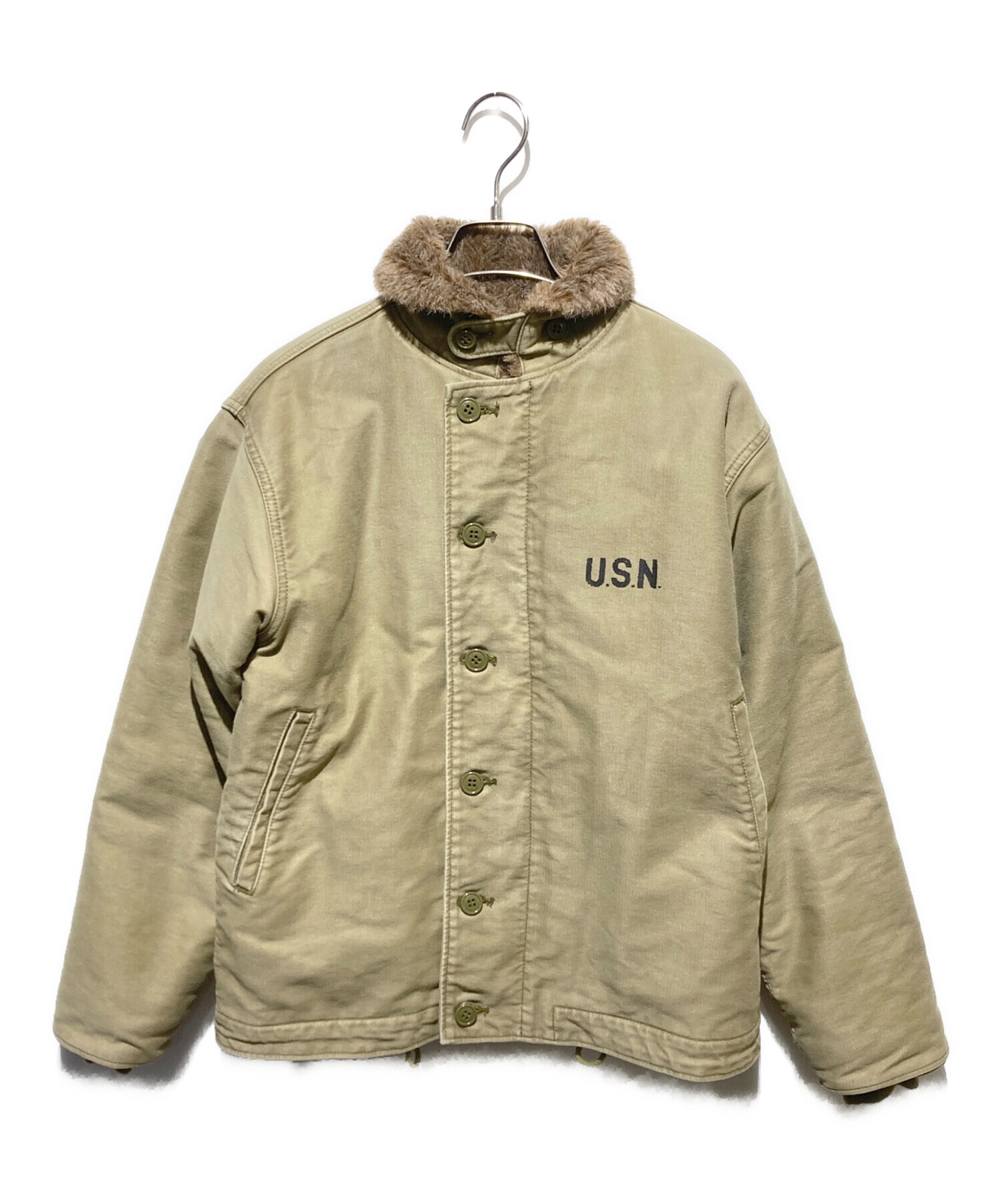 中古・古着通販】HOUSTON (ヒューストン) デッキジャケット カーキ