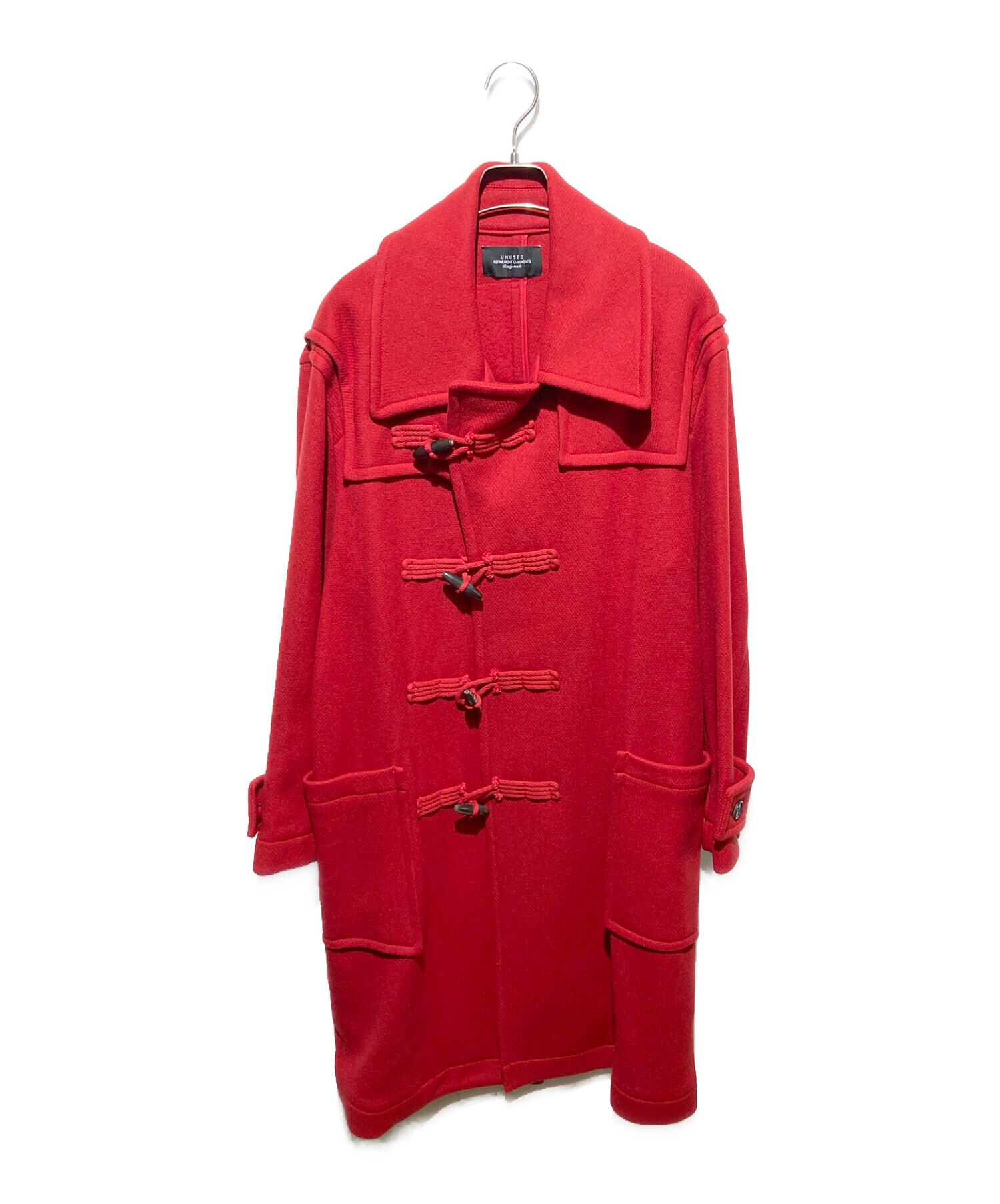 中古・古着通販】UNUSED (アンユーズド) ダッフルコート レッド サイズ