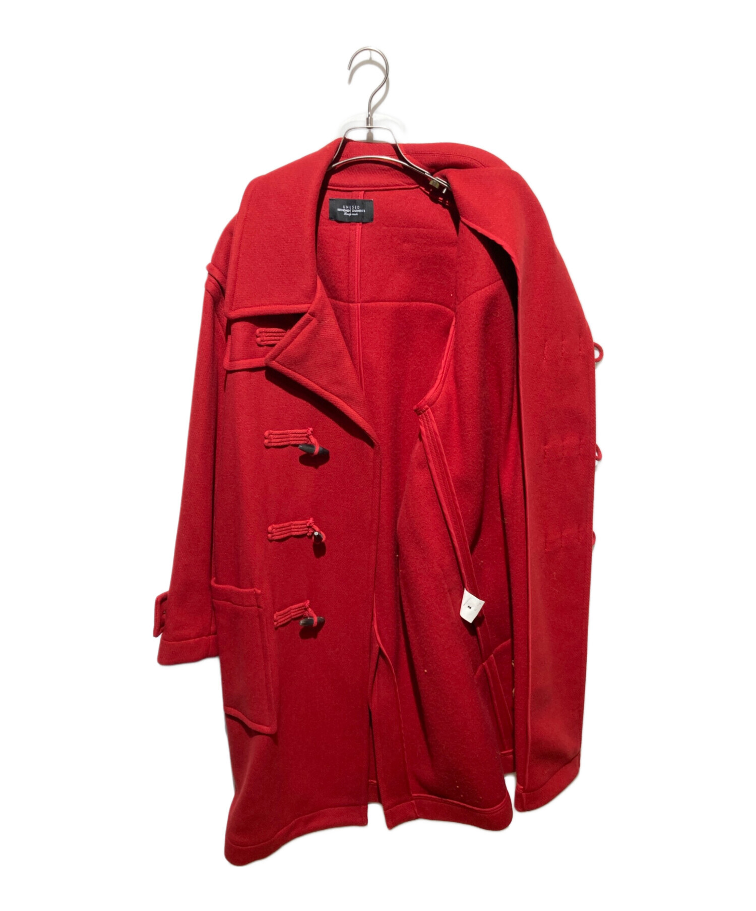 ヨークランド　ダッフルコート　レッド　レトロ古着 中古・古着通販】UNUSED (アンユーズド) ダッフルコート レッド サイズ